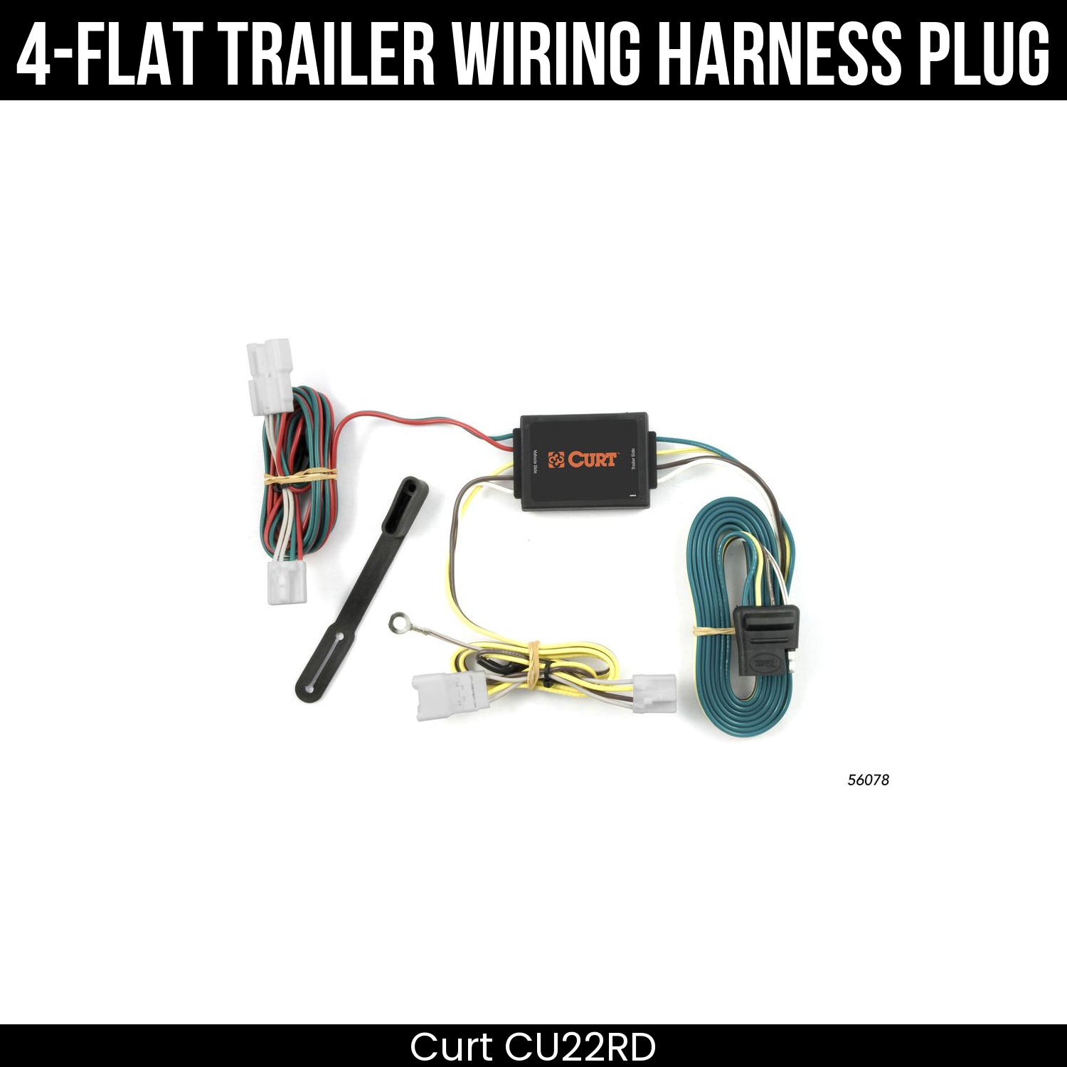 Trailer Wiring 4-Flat Plug Only