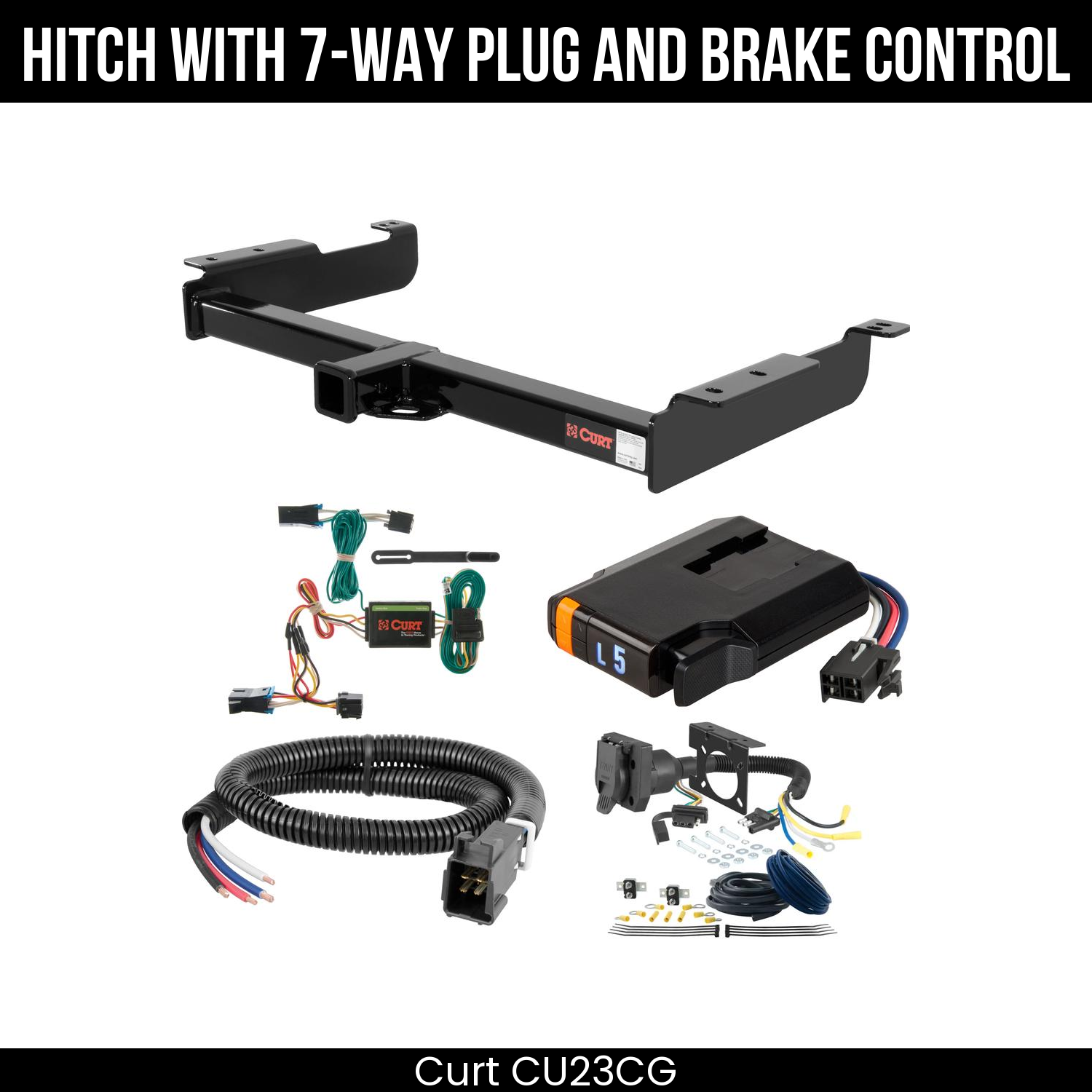 Trailer Hitch , 7-Way , Discovery Next Brake Control