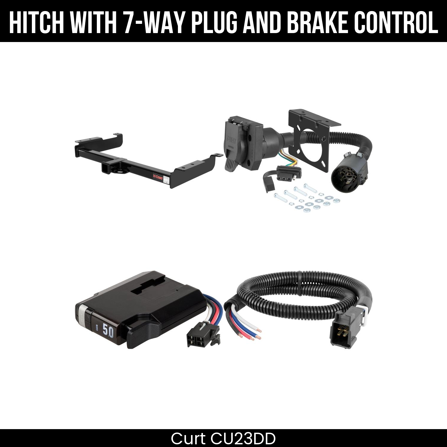 Trailer Hitch , 7-Way , TriFlex NEXT Brake Control