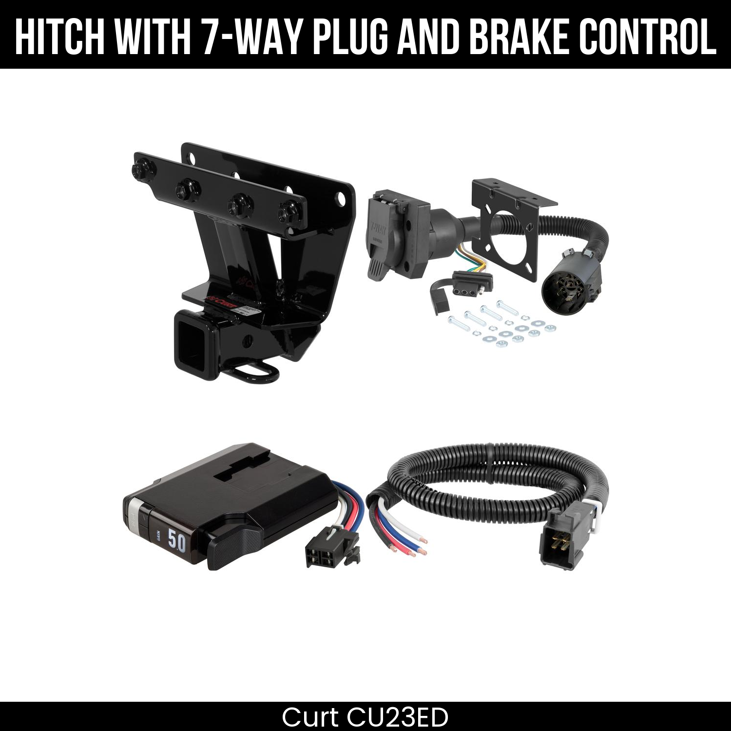 Trailer Hitch , 7-Way , TriFlex NEXT Brake Control
