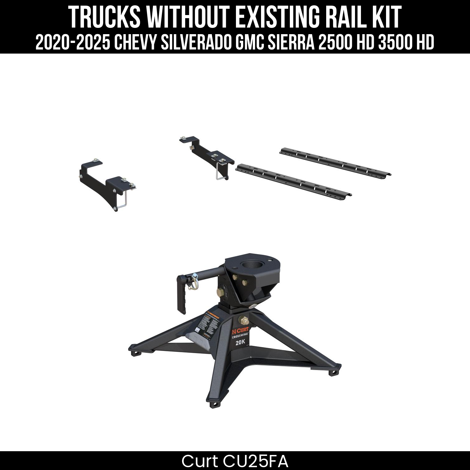 Custom 5th Wheel Brackets,Universal 5th Wheel Base Rails,CrossWing 5th Wheel Hitch