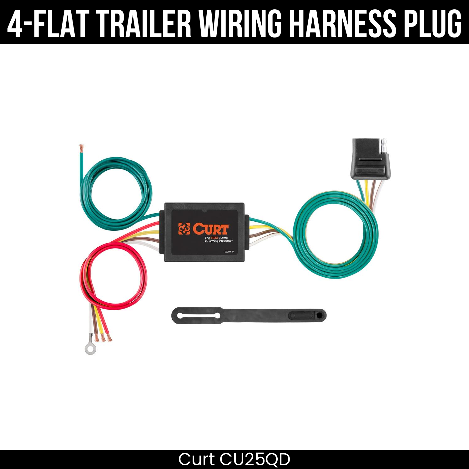 Trailer Wiring 4-Flat Plug Only
