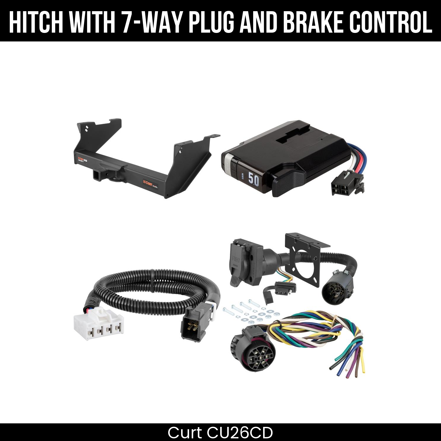 Trailer Hitch , 7-Way , TriFlex NEXT Brake Control
