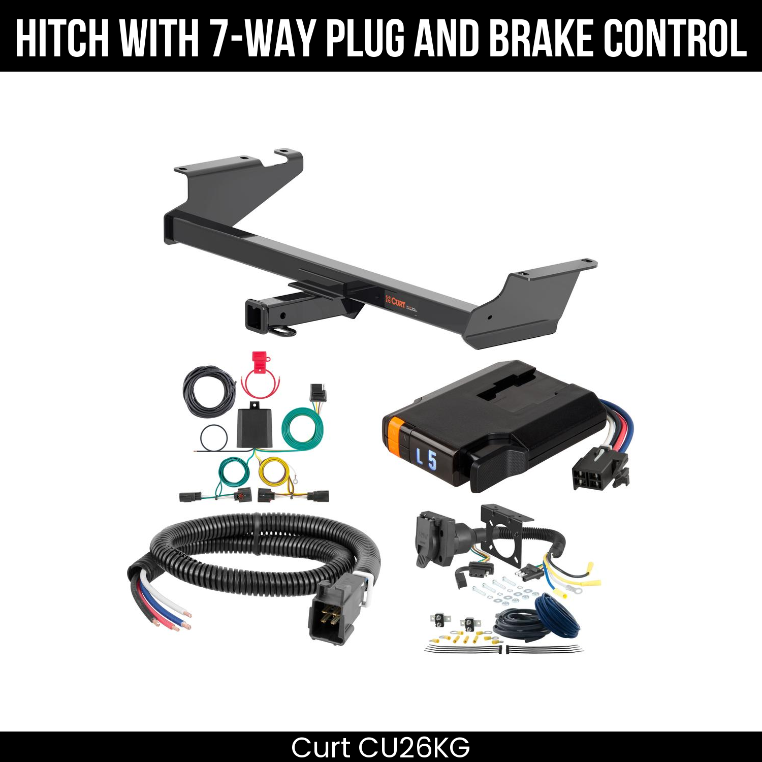 Trailer Hitch , 7-Way , Discovery Next Brake Control