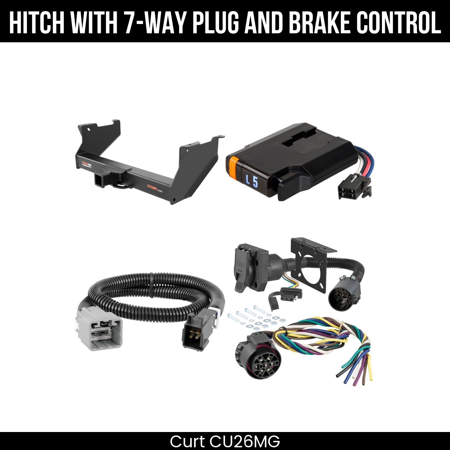 Trailer Hitch , 7-Way , Discovery Next Brake Control