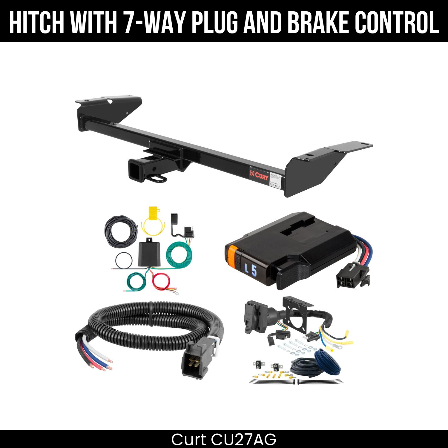 Trailer Hitch , 7-Way , Discovery Next Brake Control