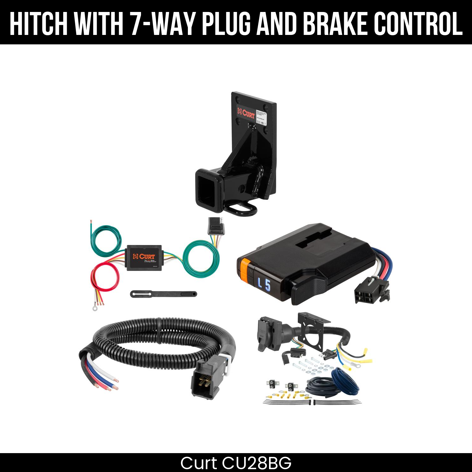 Trailer Hitch , 7-Way , Discovery Next Brake Control