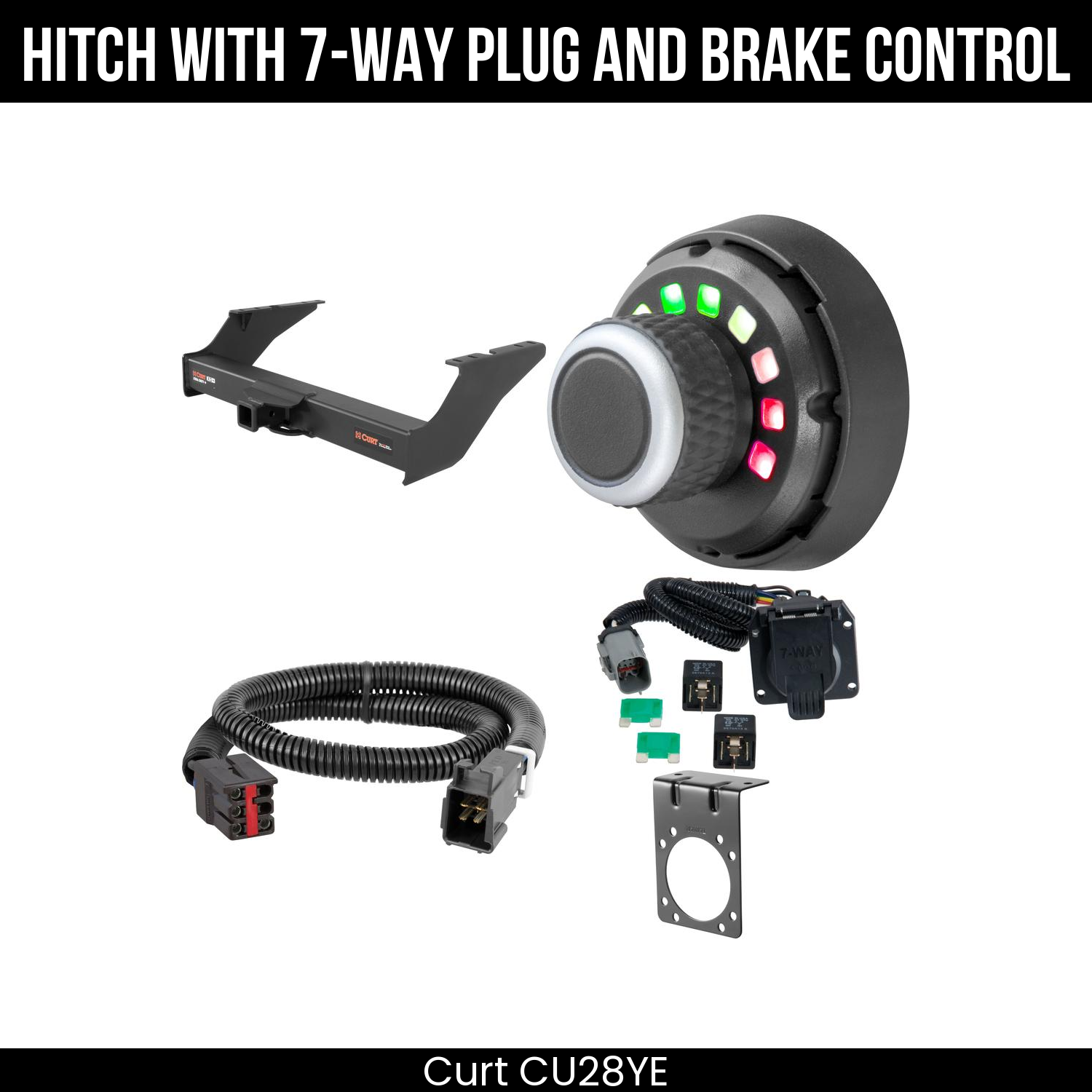 Trailer Hitch , 7-Way , Spectrum Brake Control