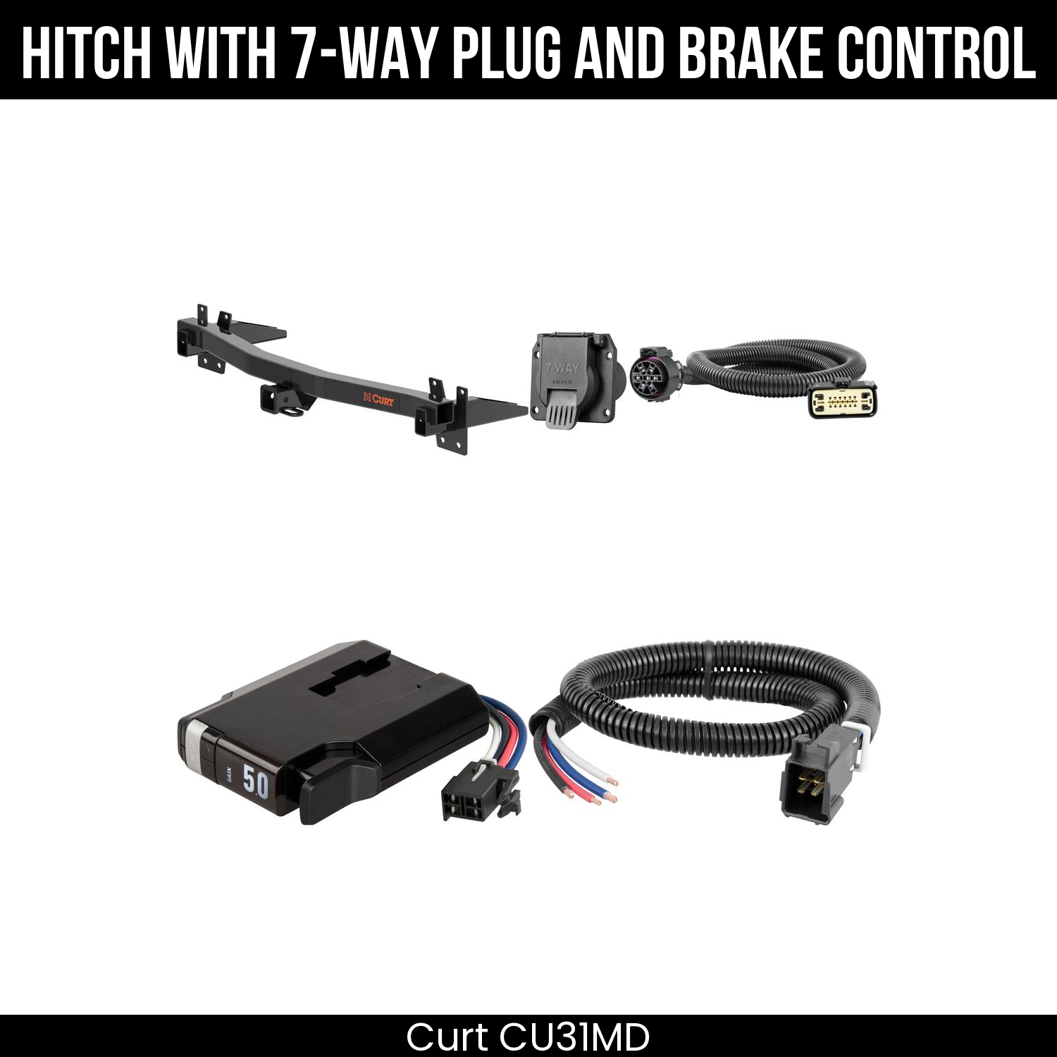 Trailer Hitch , 7-Way , TriFlex NEXT Brake Control