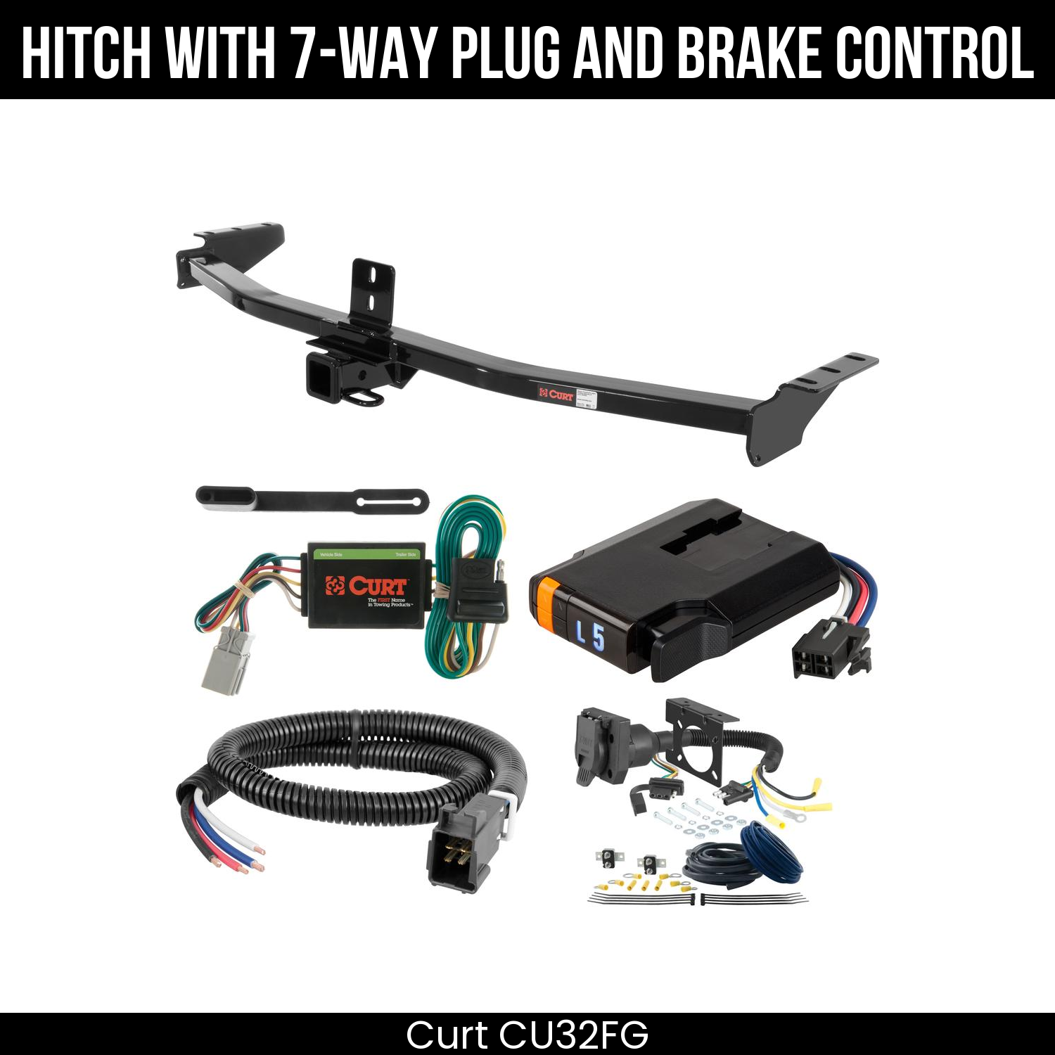 Trailer Hitch , 7-Way , Discovery Next Brake Control