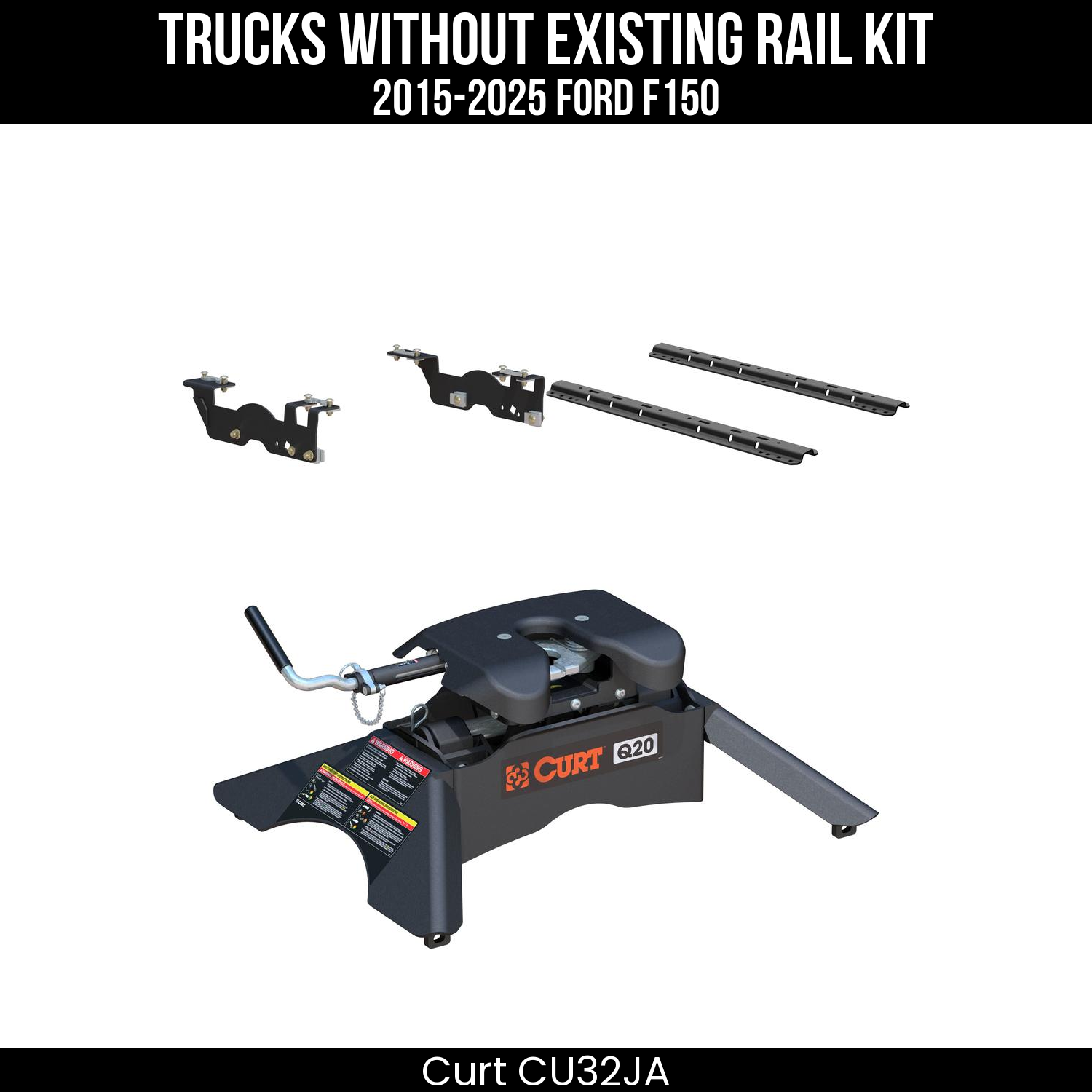 Custom 5th Wheel Brackets,Universal 5th Wheel Base Rails,Q20 5th Wheel Hitch Head