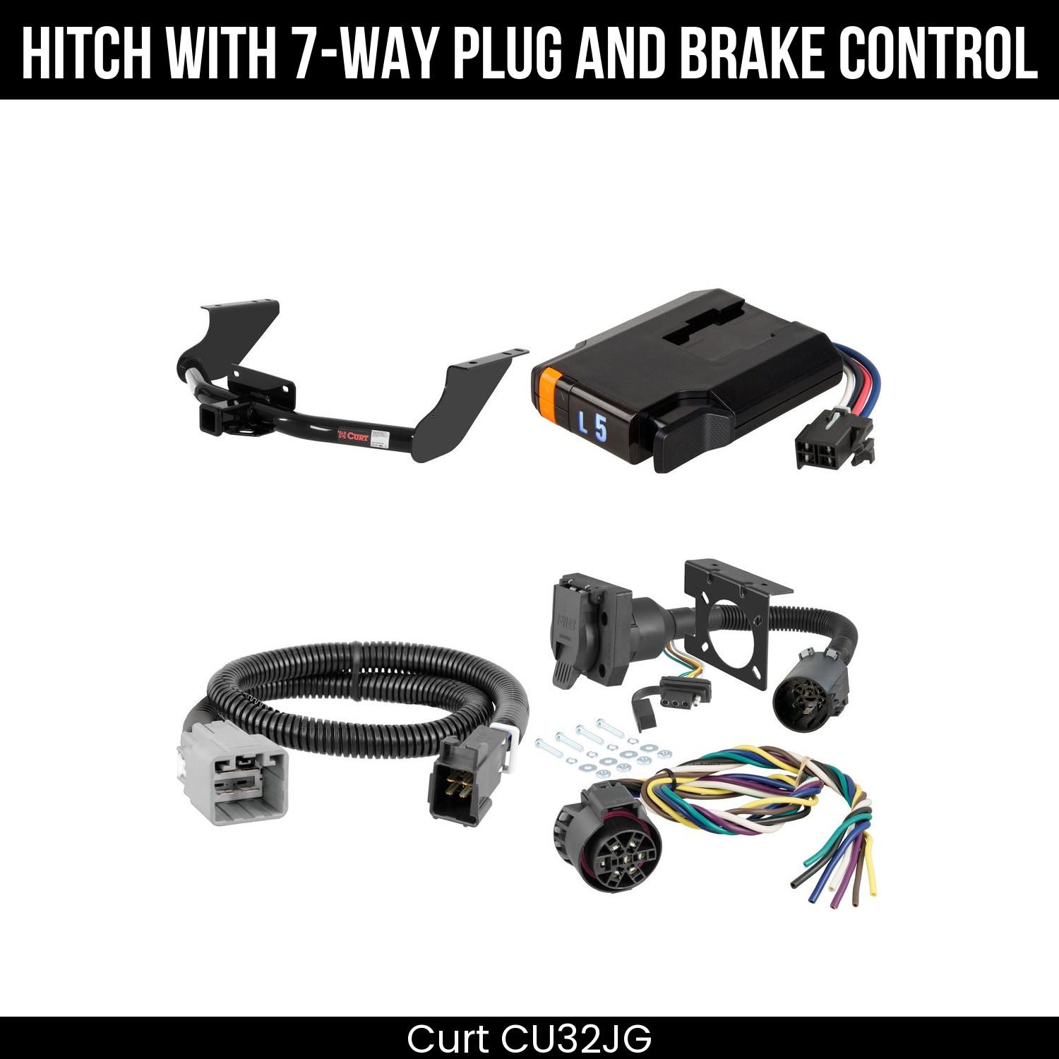 Trailer Hitch , 7-Way , Discovery Next Brake Control