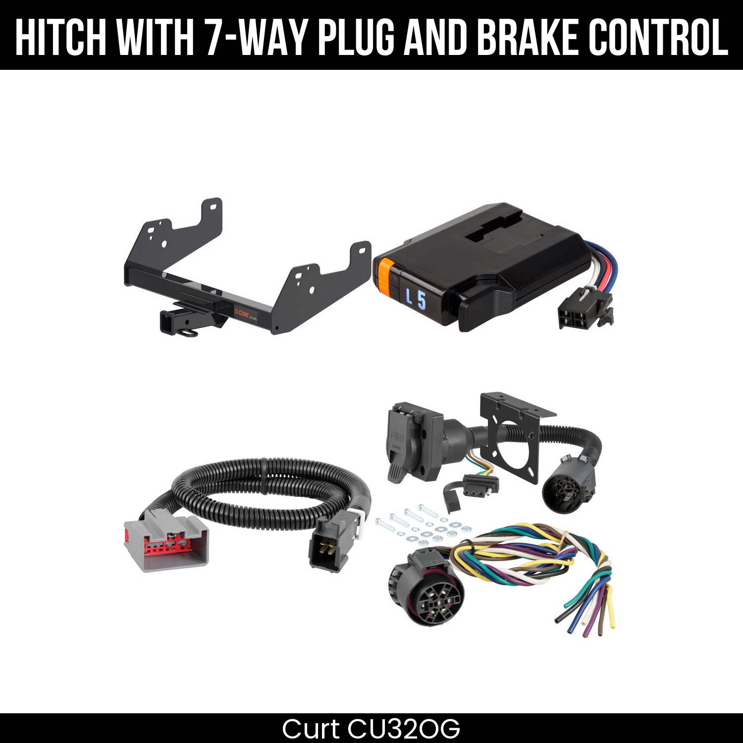 Trailer Hitch , 7-Way , Discovery Next Brake Control