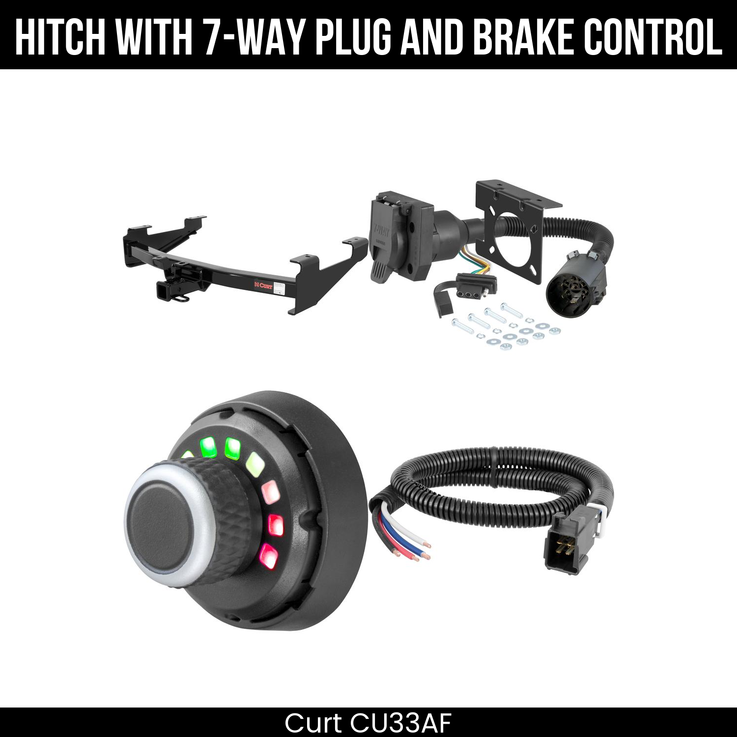 Trailer Hitch , 7-Way , Spectrum Brake Control