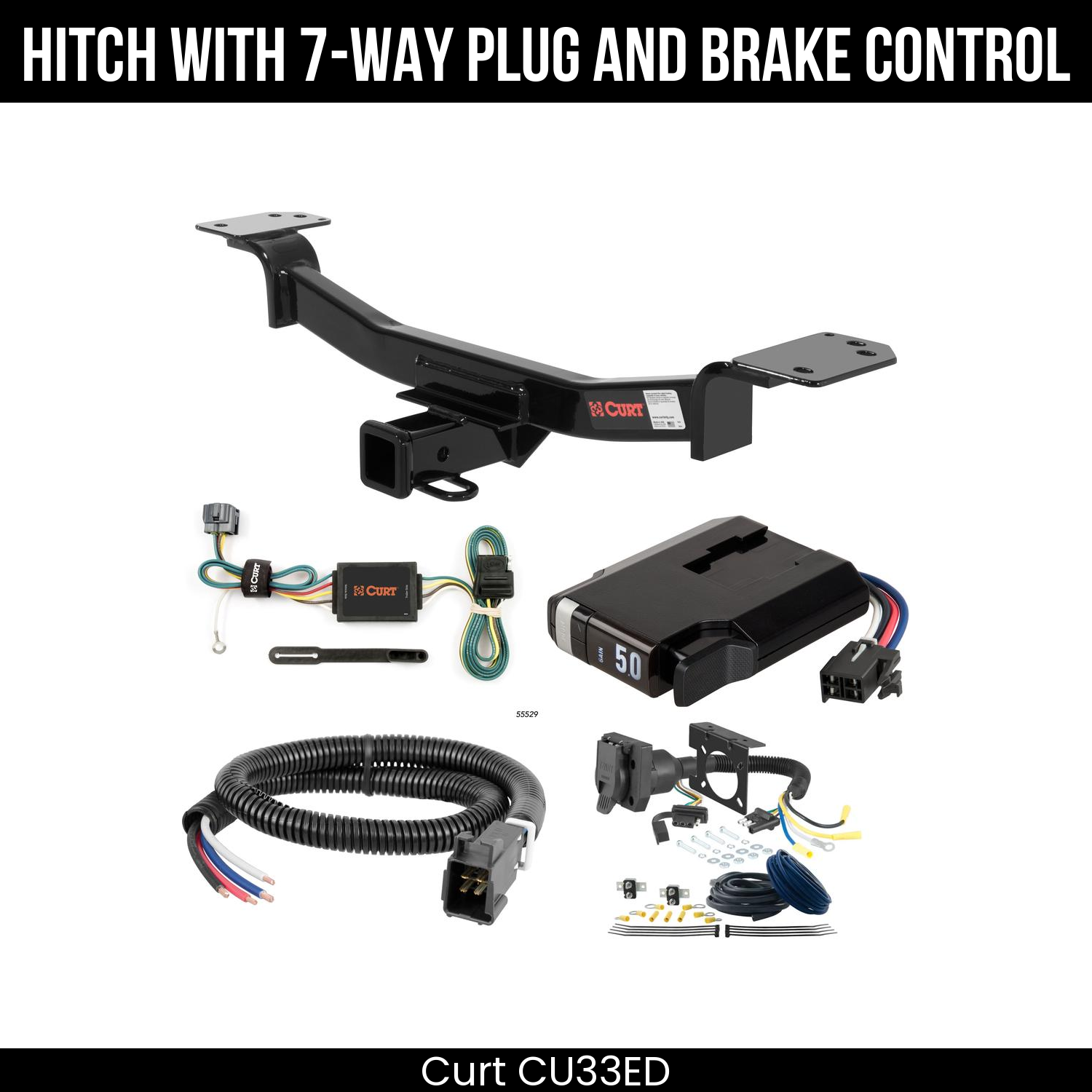 Trailer Hitch , 7-Way , TriFlex NEXT Brake Control