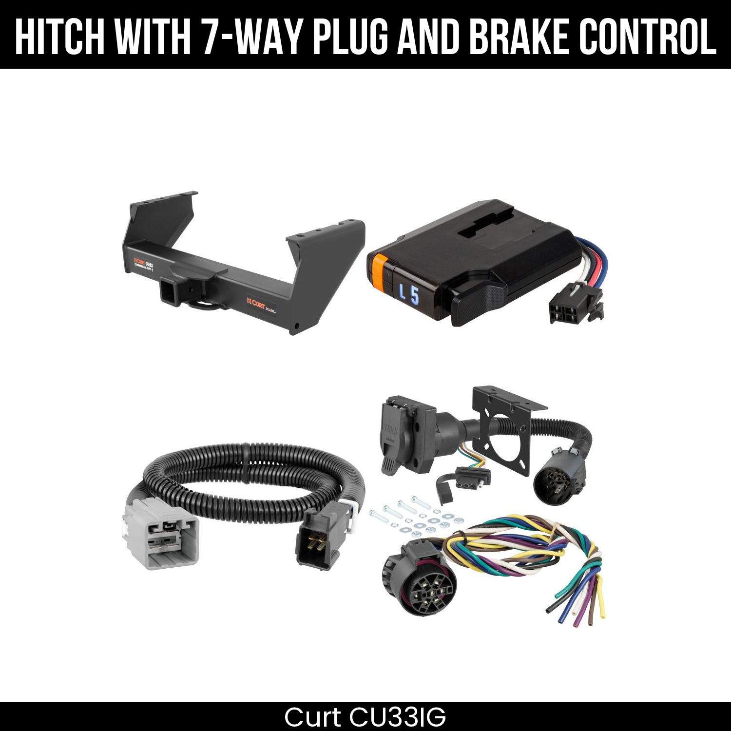Trailer Hitch , 7-Way , Discovery Next Brake Control