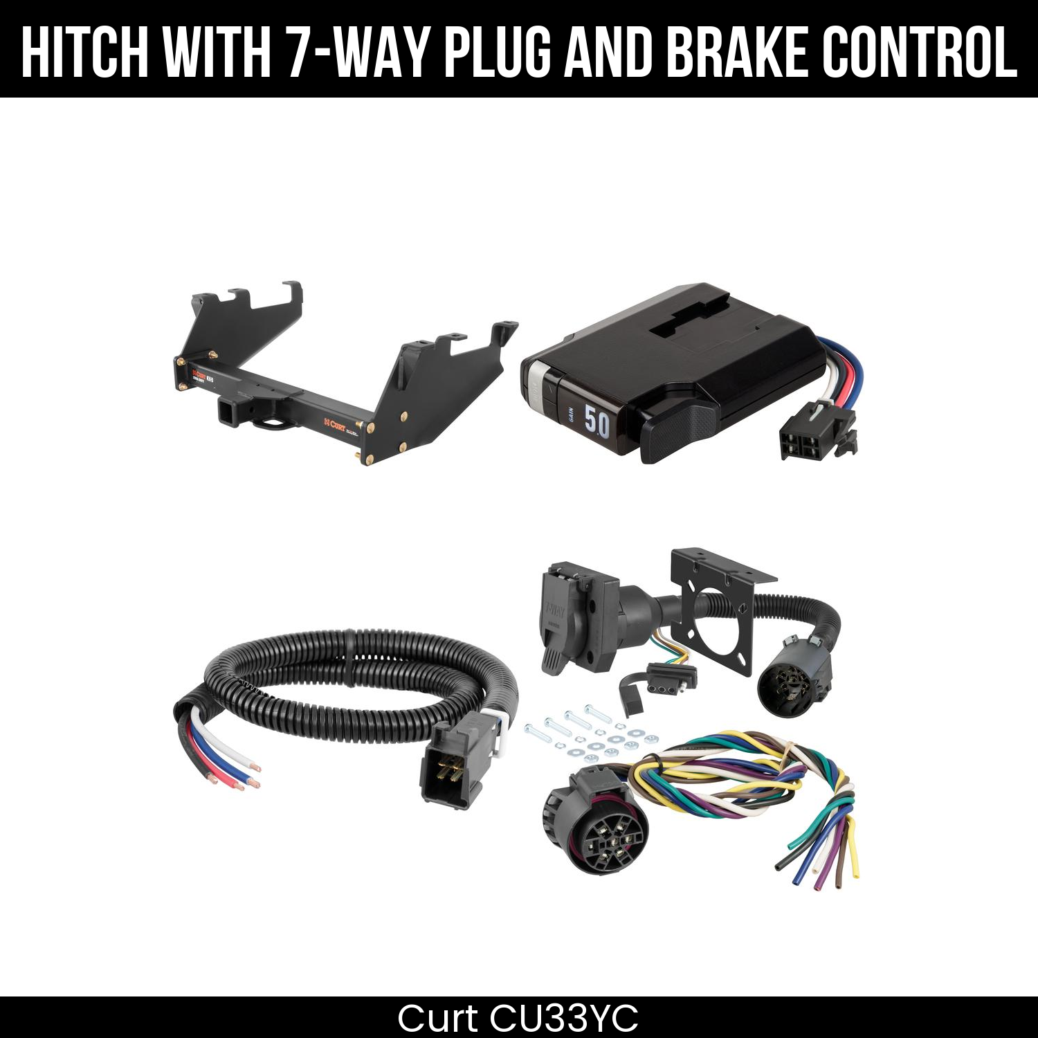 Trailer Hitch , 7-Way , TriFlex NEXT Brake Control