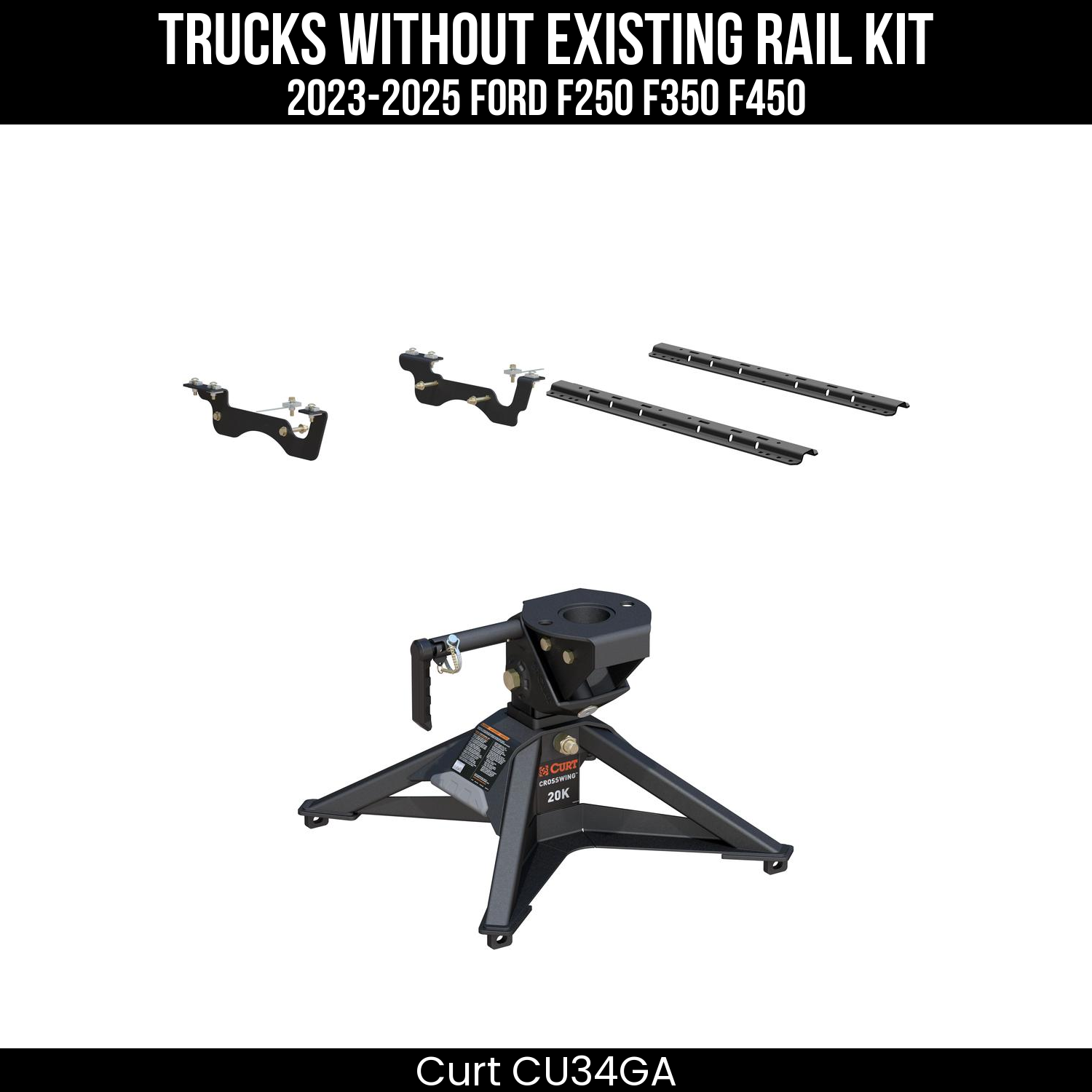 Custom 5th Wheel Brackets,Universal 5th Wheel Base Rails,CrossWing 5th Wheel Hitch