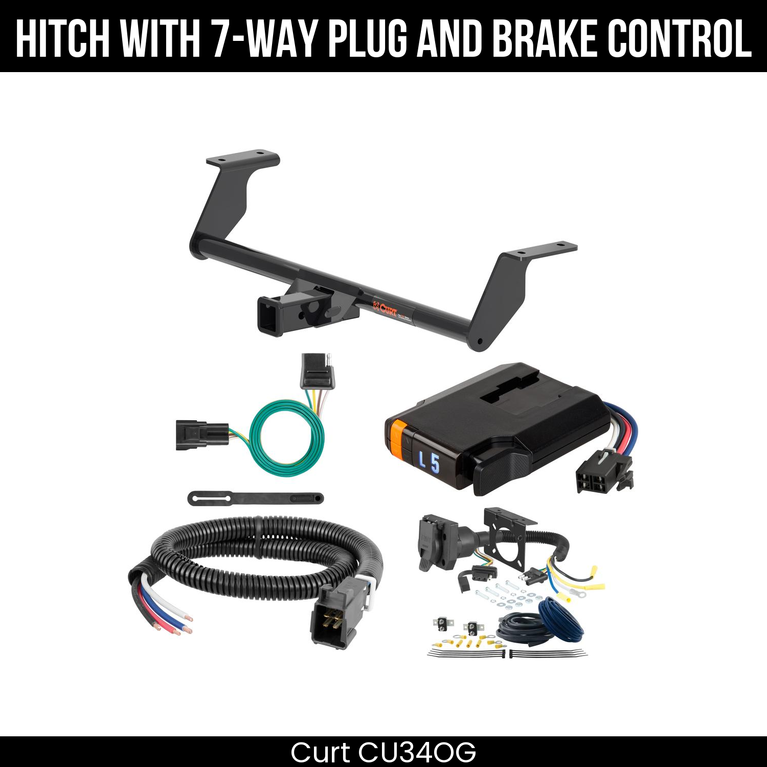 Trailer Hitch , 7-Way , Discovery Next Brake Control