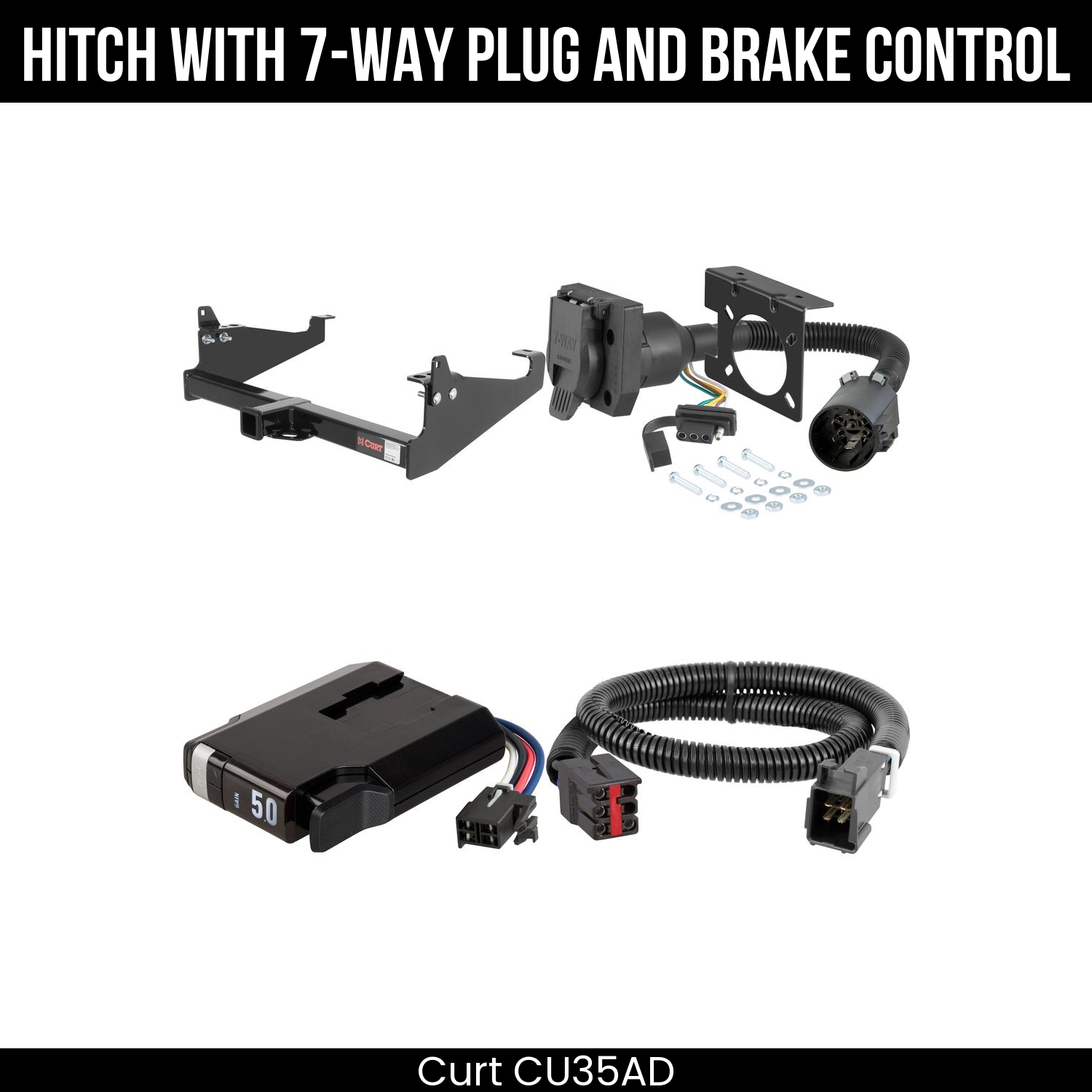 Trailer Hitch , 7-Way , TriFlex NEXT Brake Control