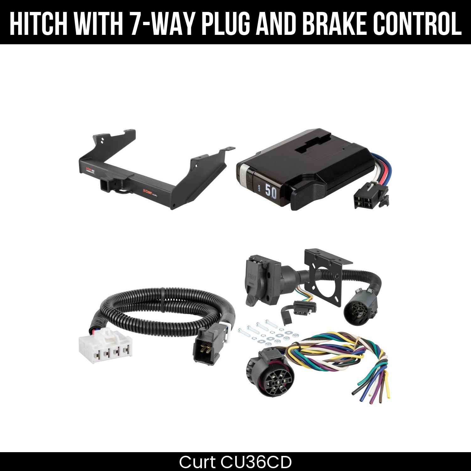 Trailer Hitch , 7-Way , TriFlex NEXT Brake Control