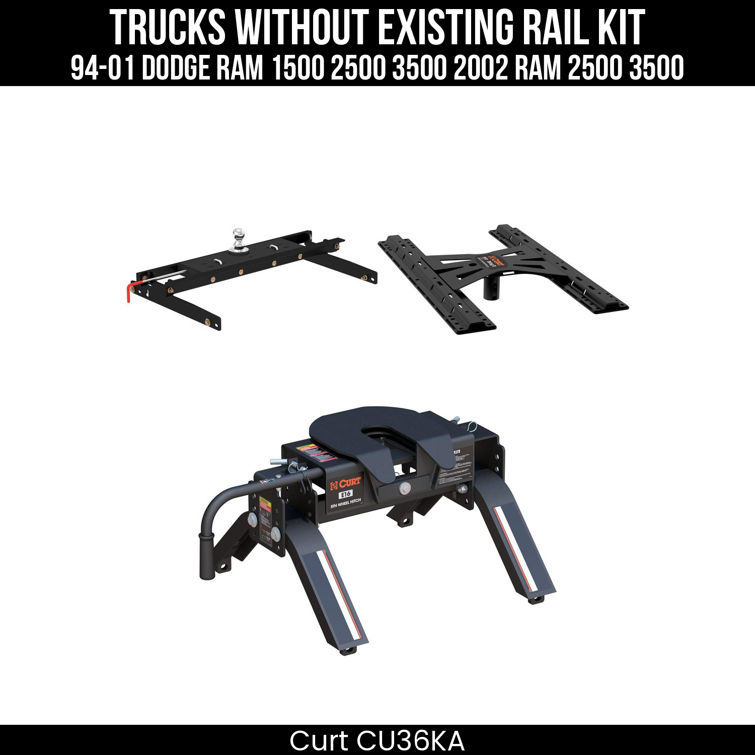 Double Lock Gooseneck Hitch,Under-Bed Gooseneck Install Brackets,X5 Gooseneck-5th Wheel Adapter,Replacement Base Legs,E16 5th Wheel Hitch Head