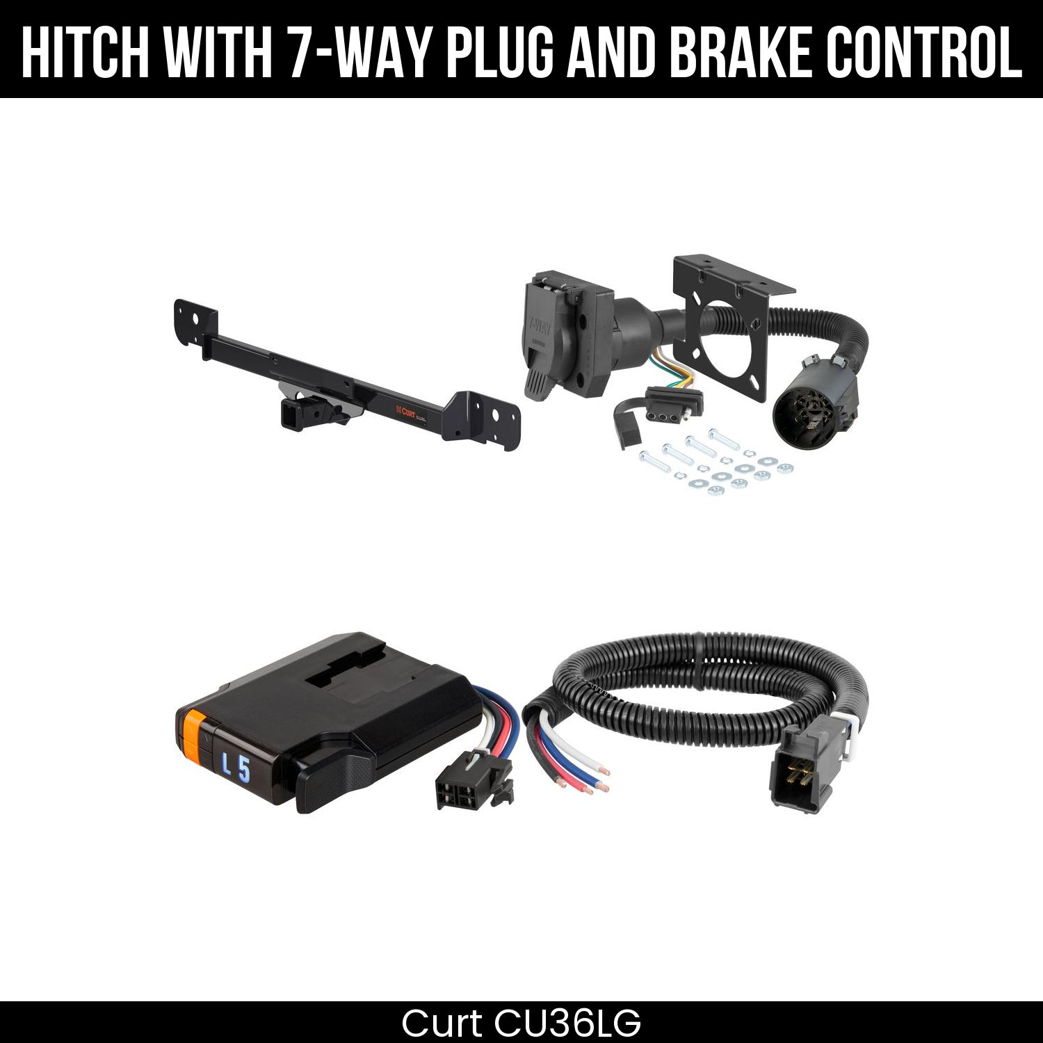 Trailer Hitch , 7-Way , Discovery Next Brake Control