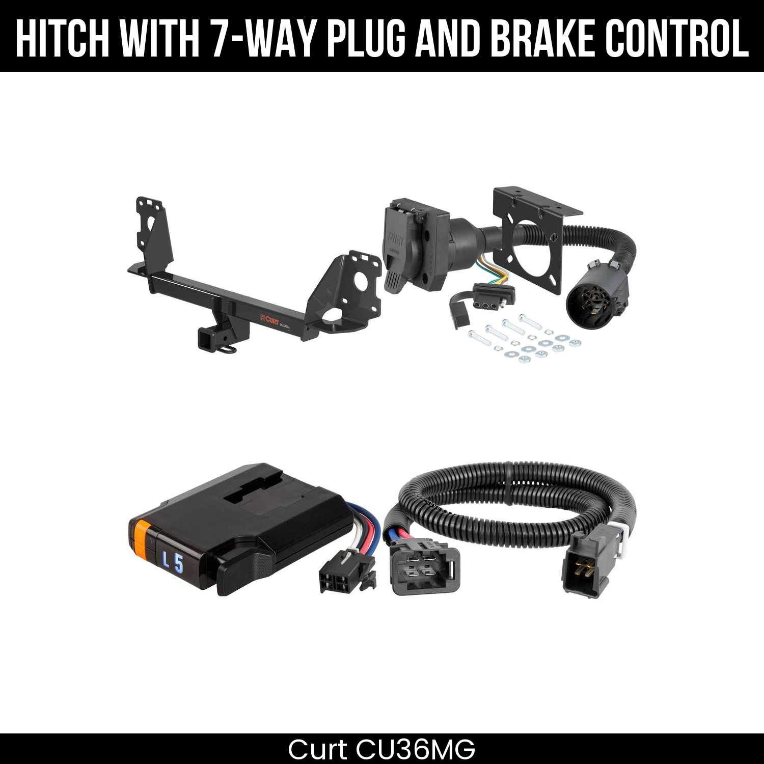 Trailer Hitch , 7-Way , Discovery Next Brake Control