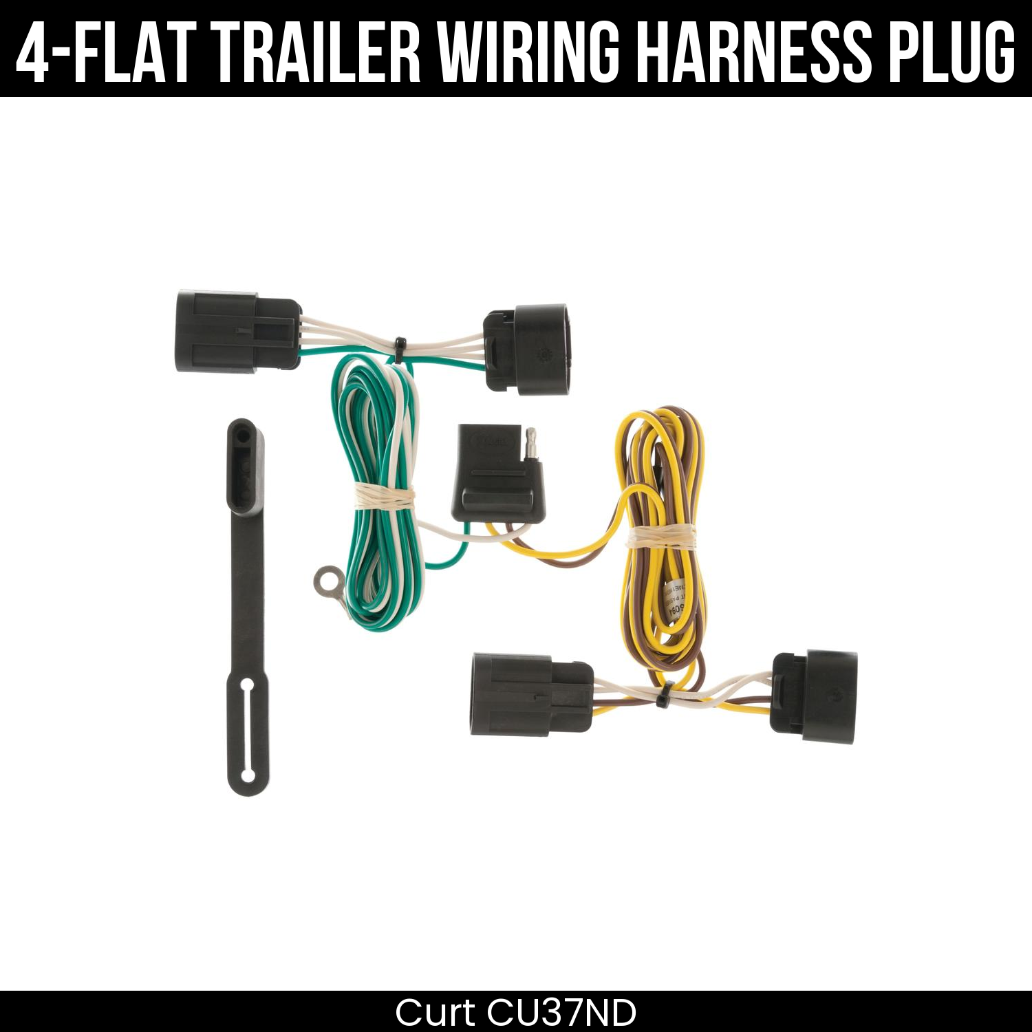 Trailer Wiring 4-Flat Plug Only