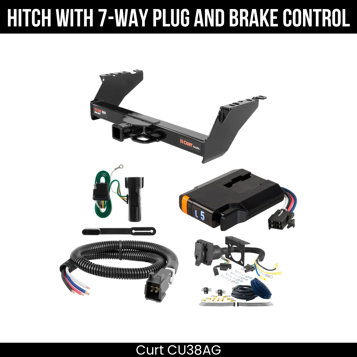 Trailer Hitch , 7-Way , Discovery Next Brake Control