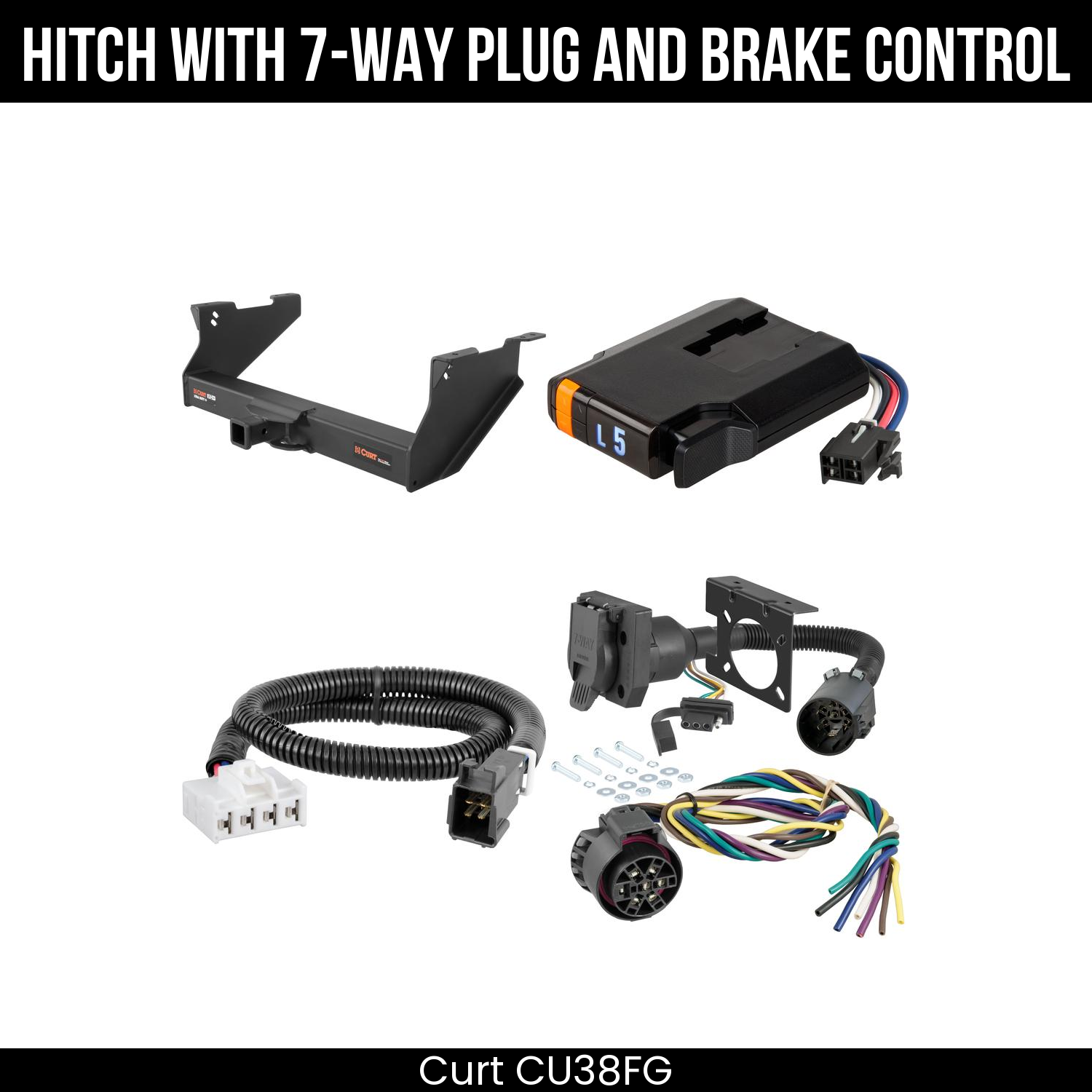 Trailer Hitch , 7-Way , Discovery Next Brake Control
