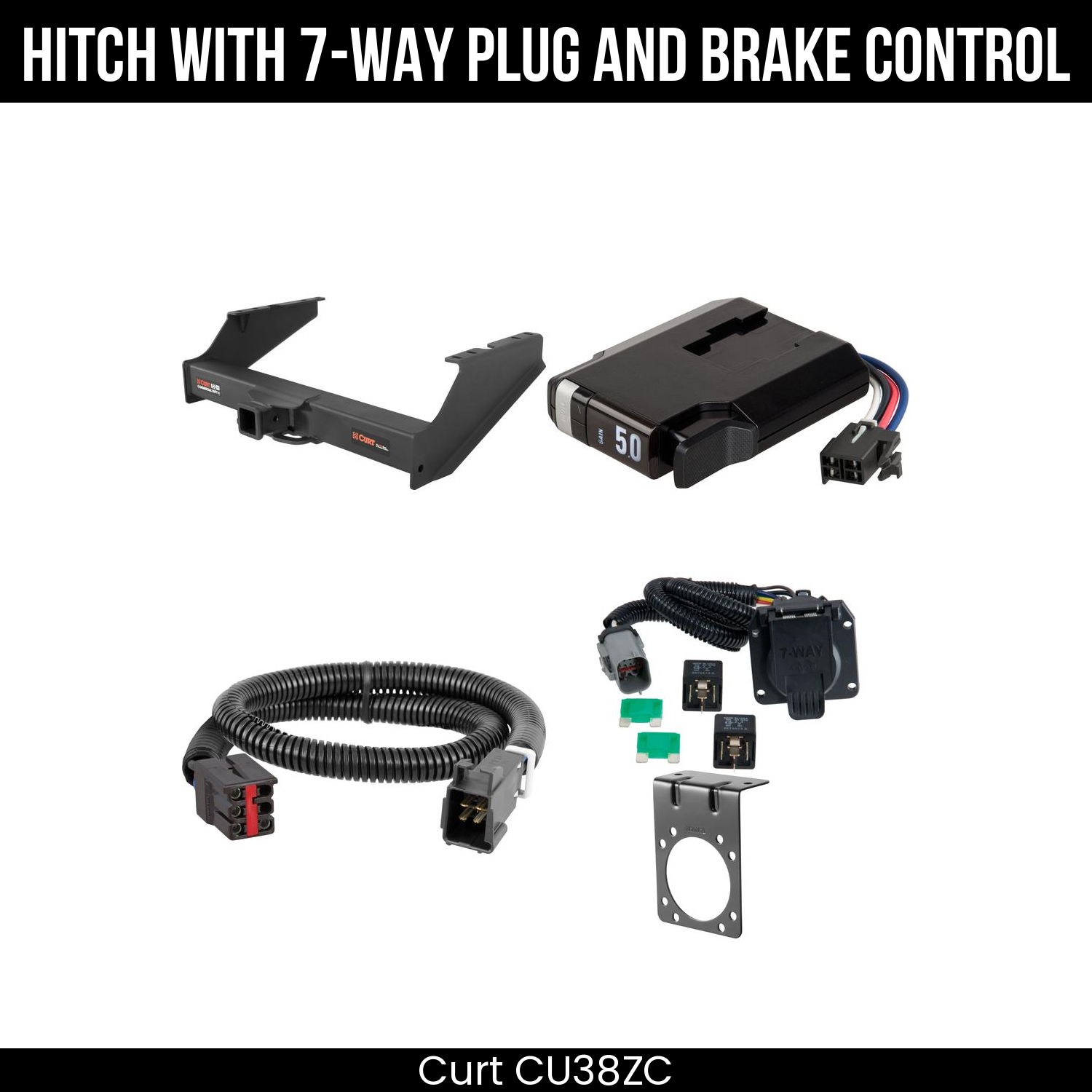 Trailer Hitch , 7-Way , TriFlex NEXT Brake Control