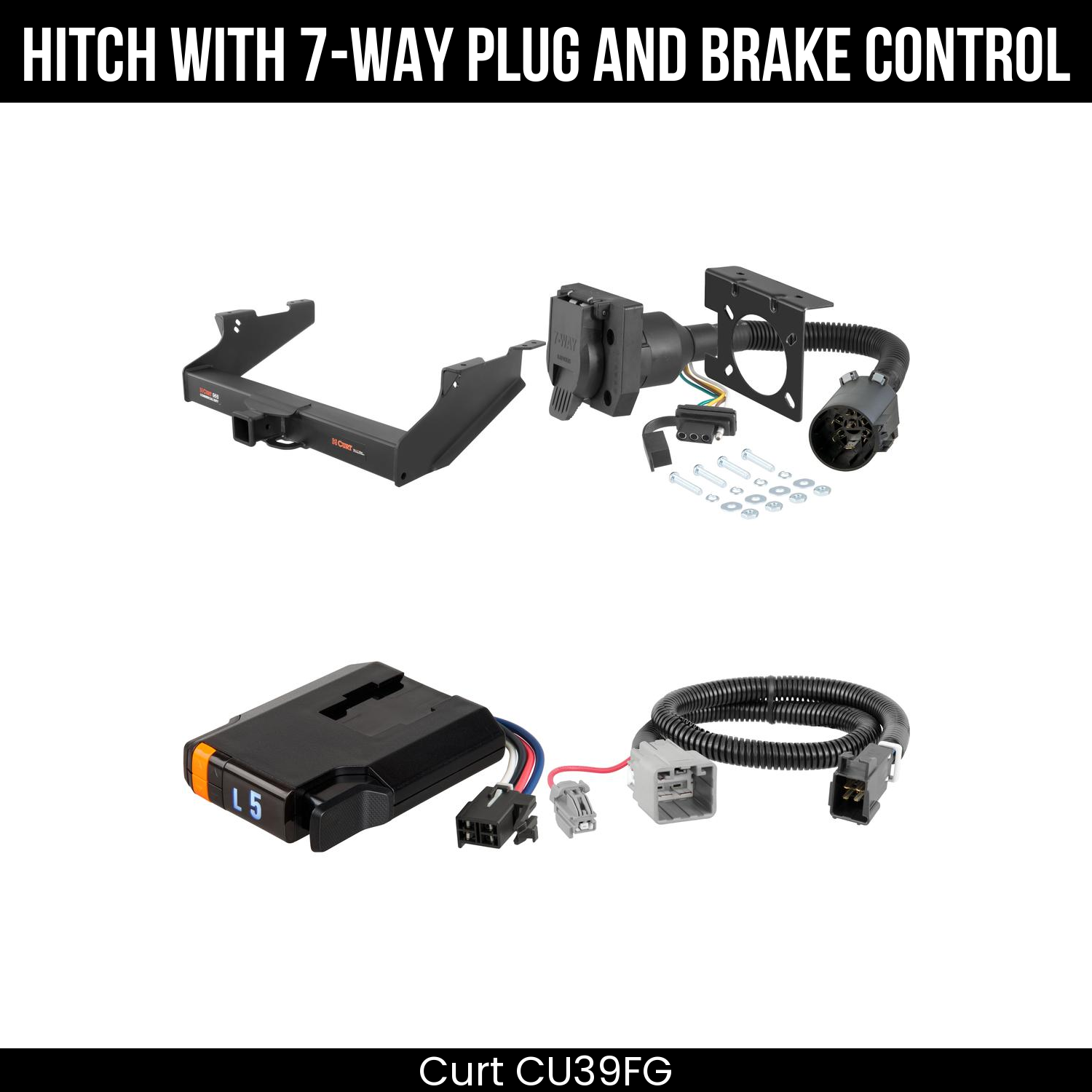 Trailer Hitch , 7-Way , Discovery Next Brake Control