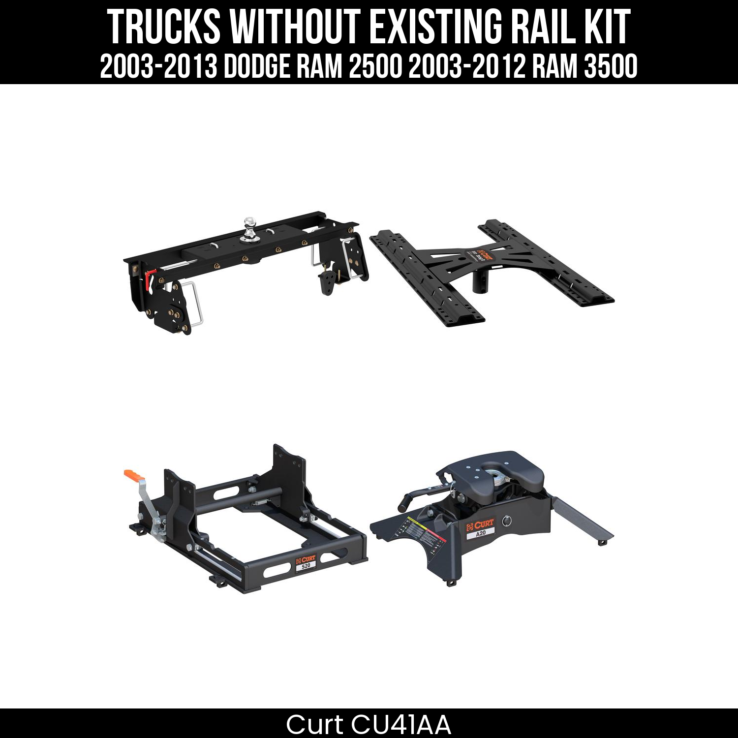 Double Lock Gooseneck Hitch,Under-Bed Gooseneck Install Brackets,X5 Gooseneck-5th Wheel Adapter,S20 5th Wheel Slider 20K,A20 5th Wheel Hitch Head,Replacement 5th Wheel Legs