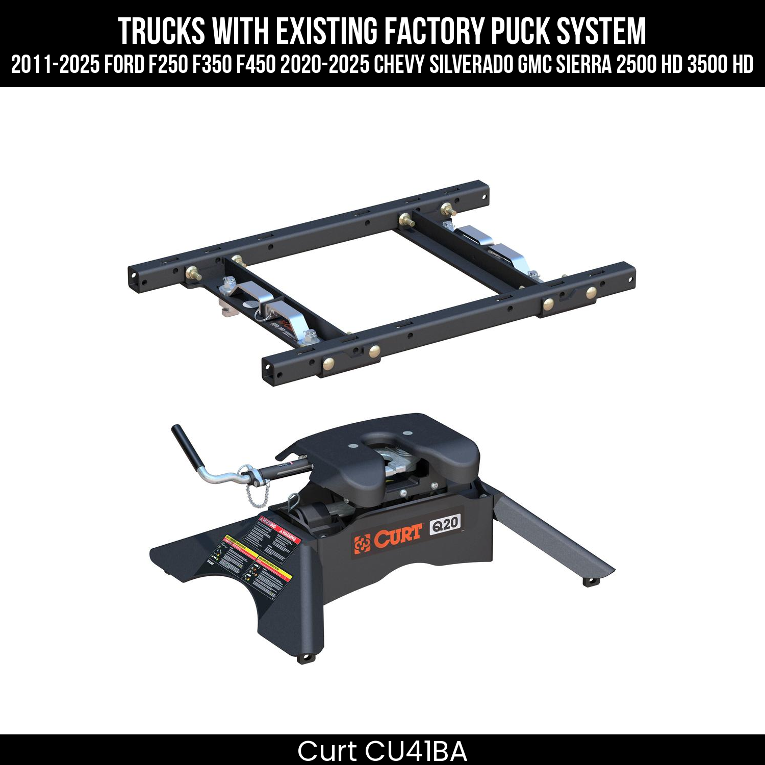 Puck 5th Wheel Adapter,Q20 5th Wheel Hitch Head,Q20 5th Wheel Legs