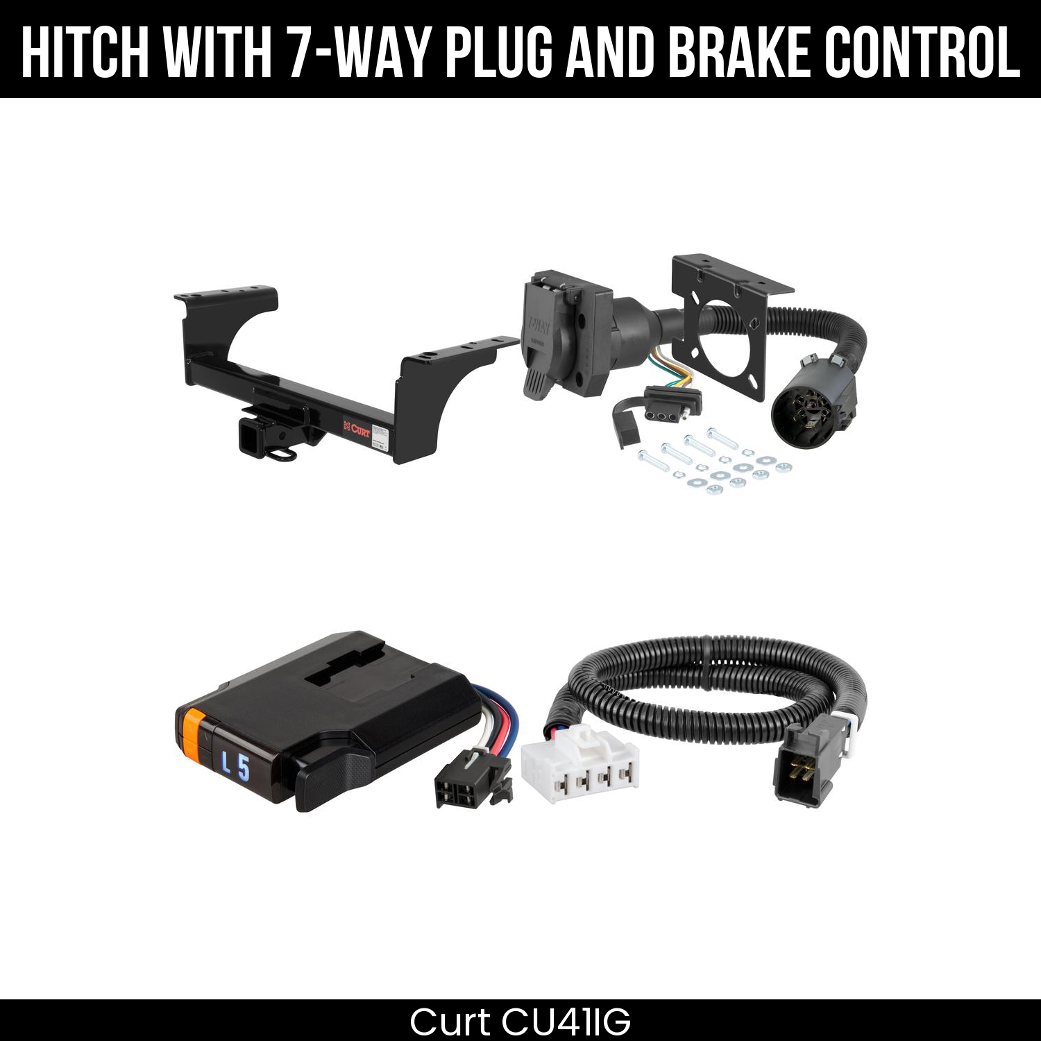 Trailer Hitch , 7-Way , Discovery Next Brake Control