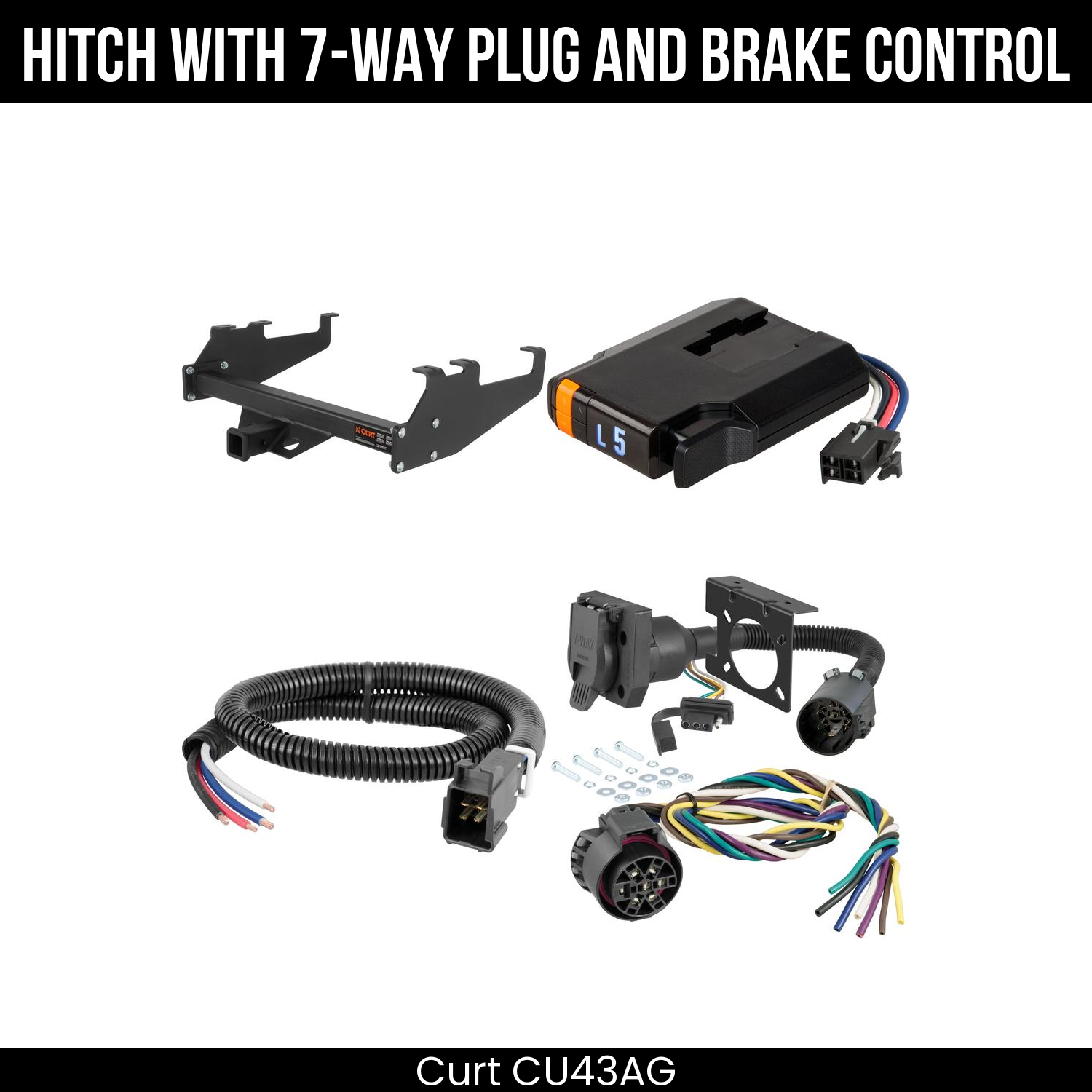 Trailer Hitch , 7-Way , Discovery Next Brake Control