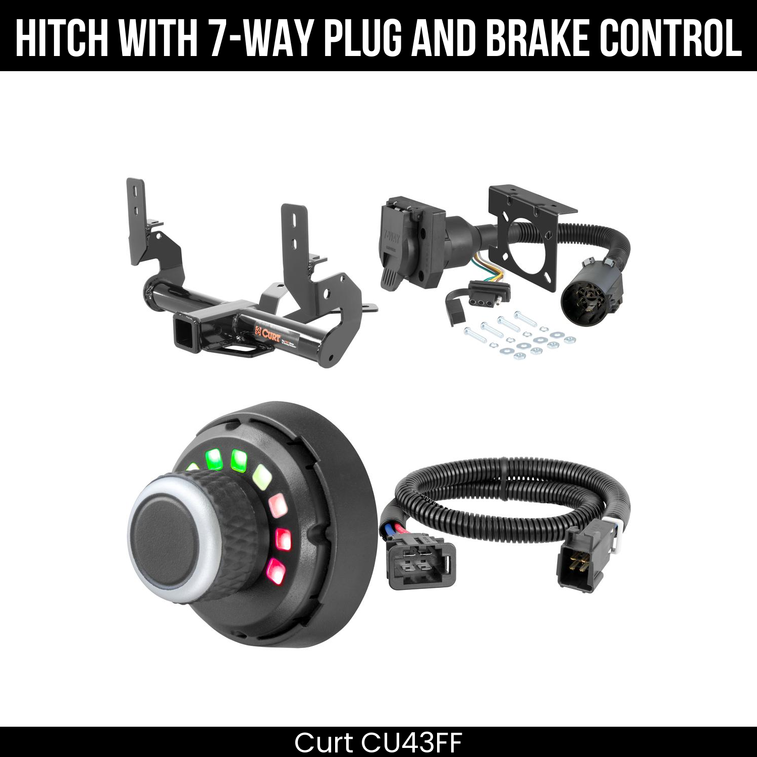 Trailer Hitch , 7-Way , Spectrum Brake Control