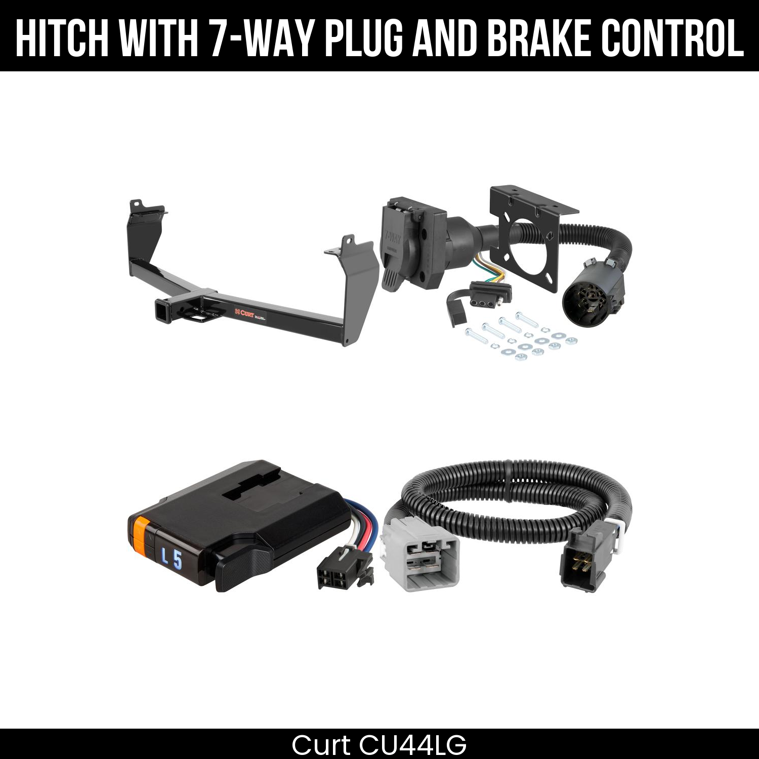 Trailer Hitch , 7-Way , Discovery Next Brake Control