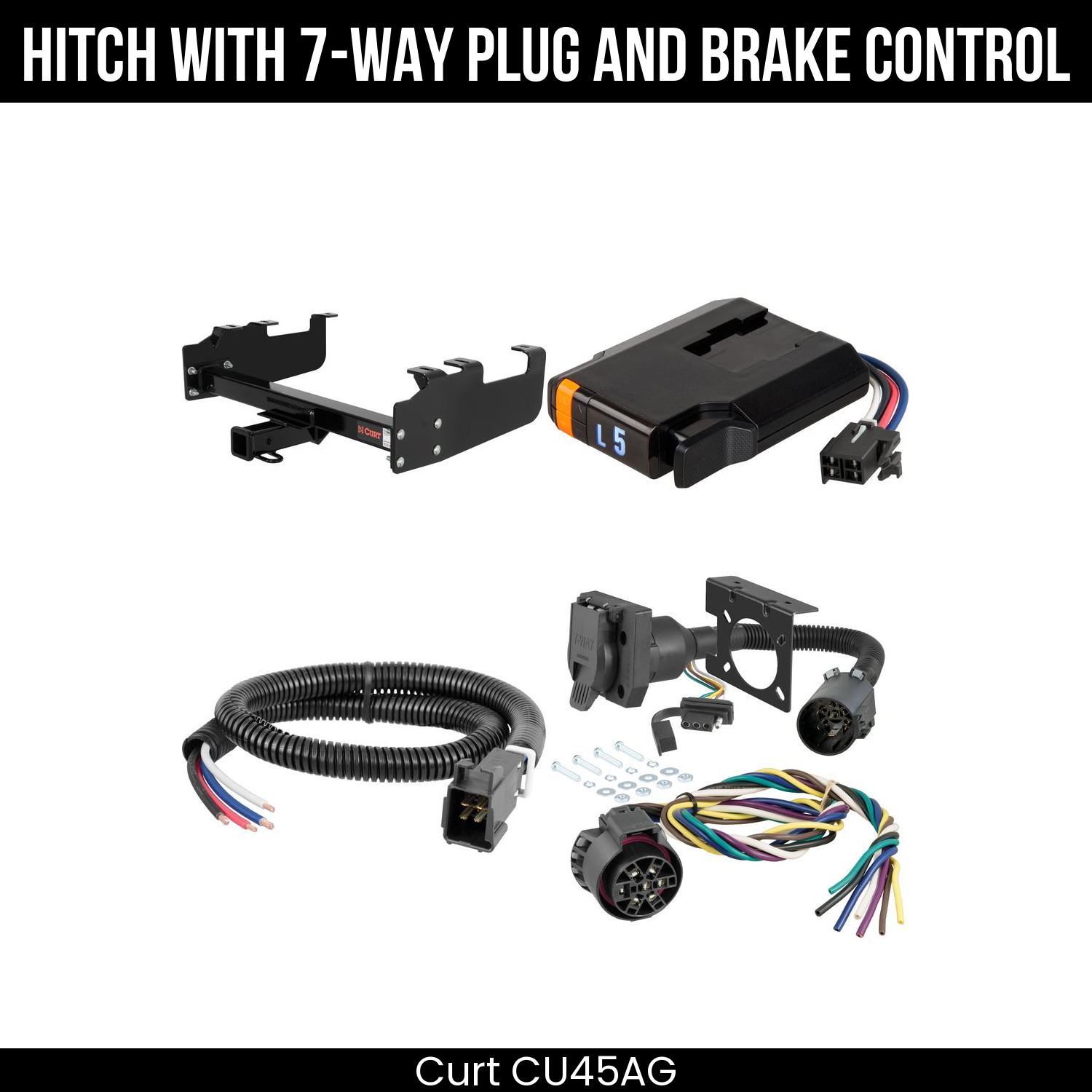 Trailer Hitch , 7-Way , Discovery Next Brake Control
