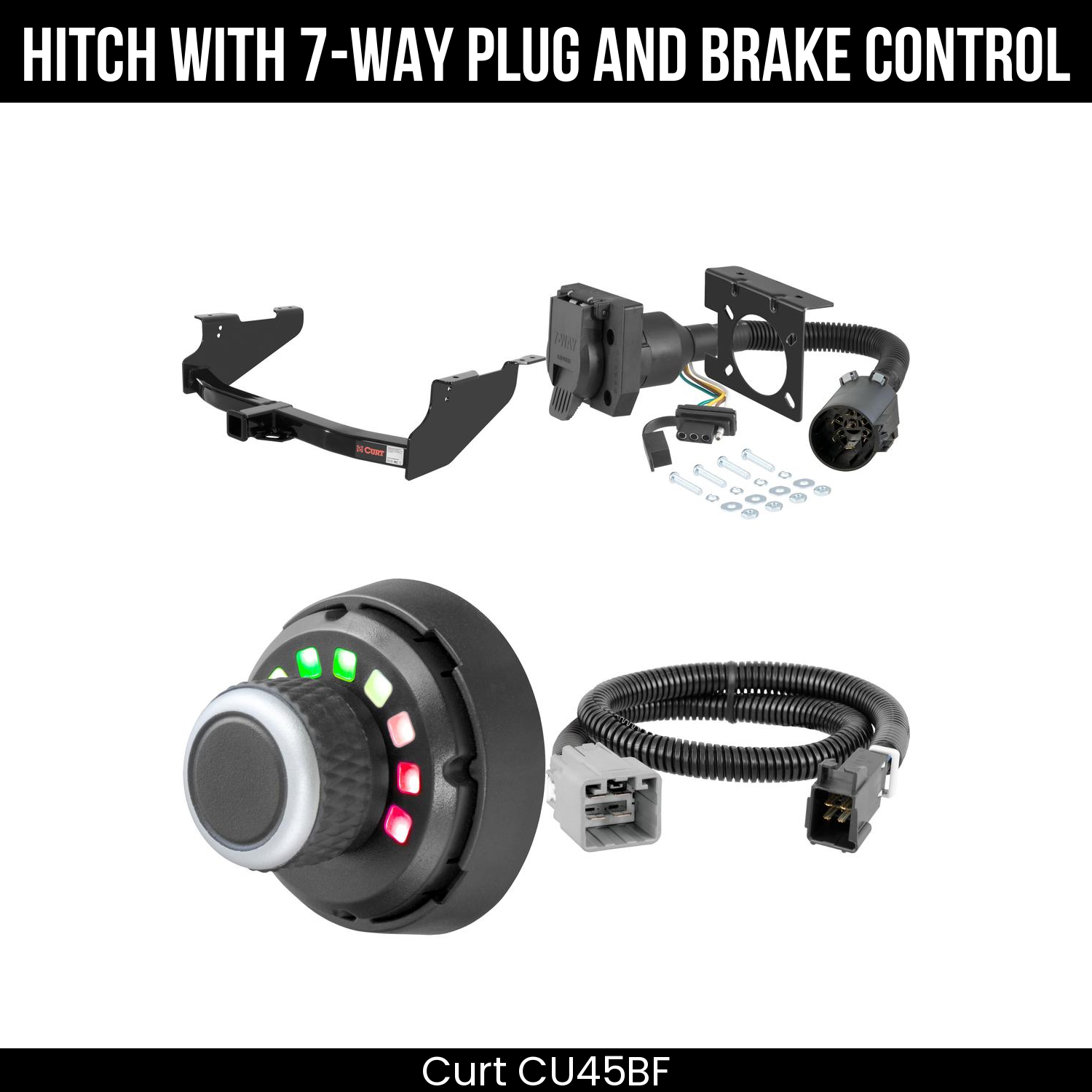 Trailer Hitch , 7-Way , Spectrum Brake Control