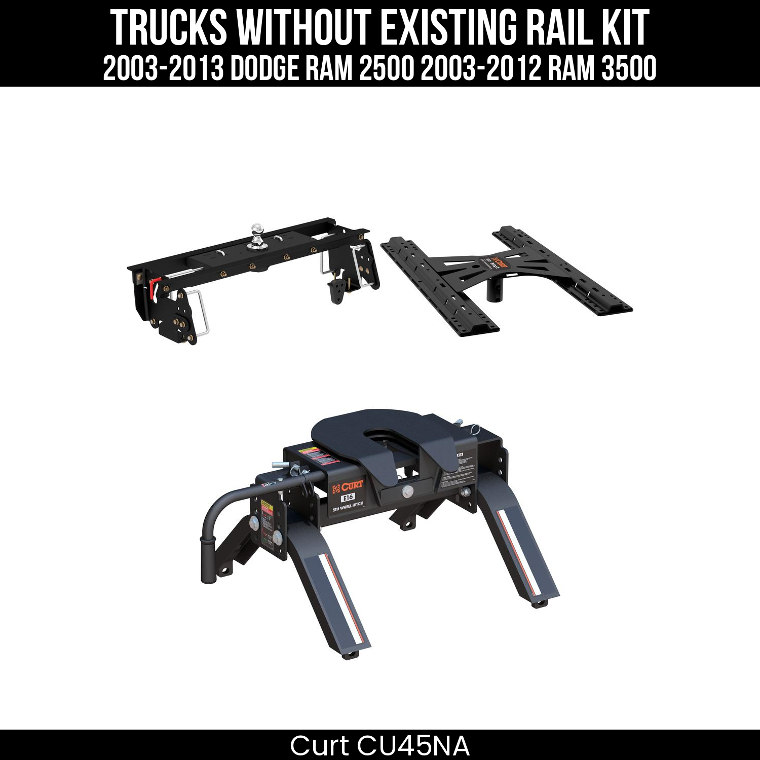 Double Lock Gooseneck Hitch,Under-Bed Gooseneck Install Brackets,X5 Gooseneck-5th Wheel Adapter,Replacement Base Legs,E16 5th Wheel Hitch Head