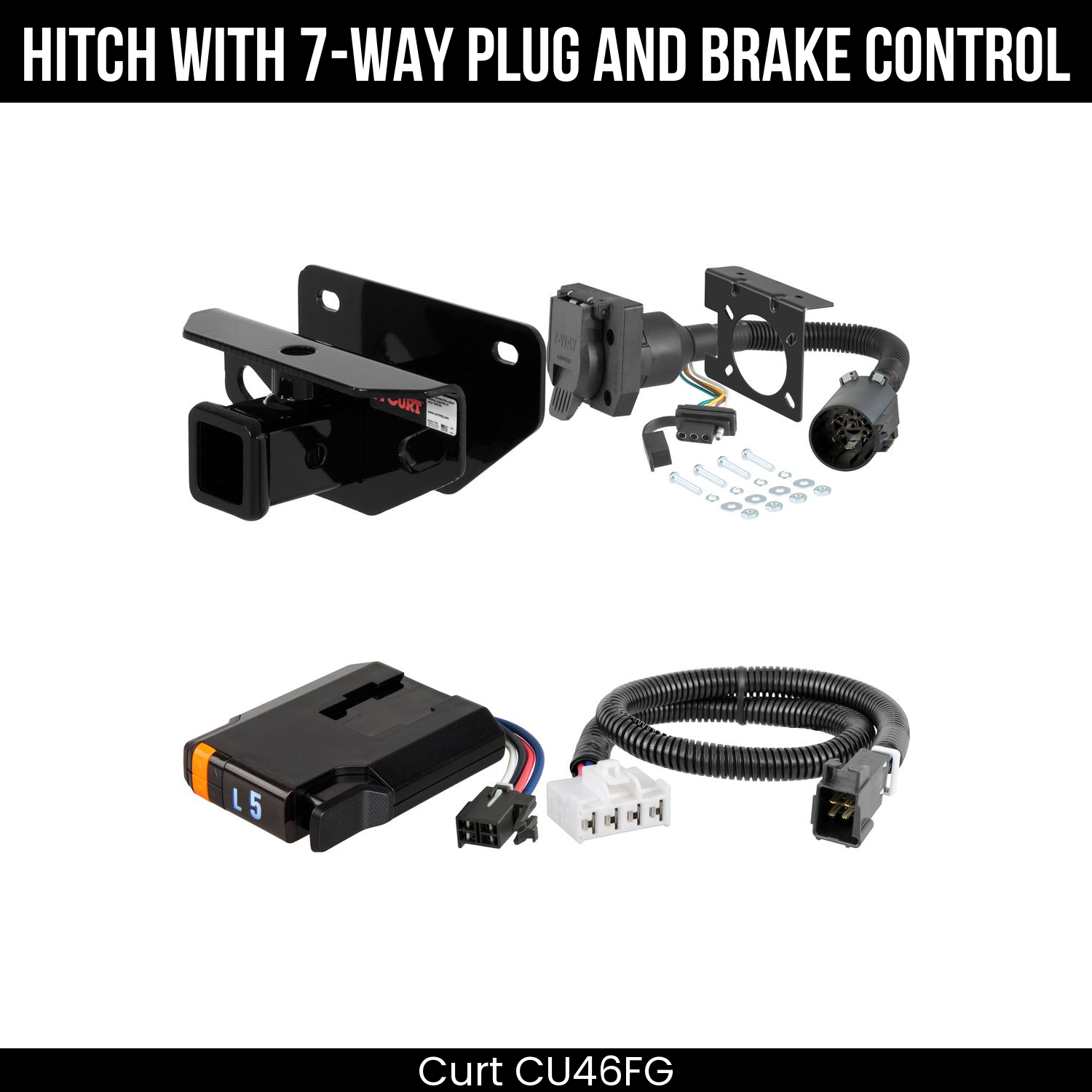Trailer Hitch , 7-Way , Discovery Next Brake Control