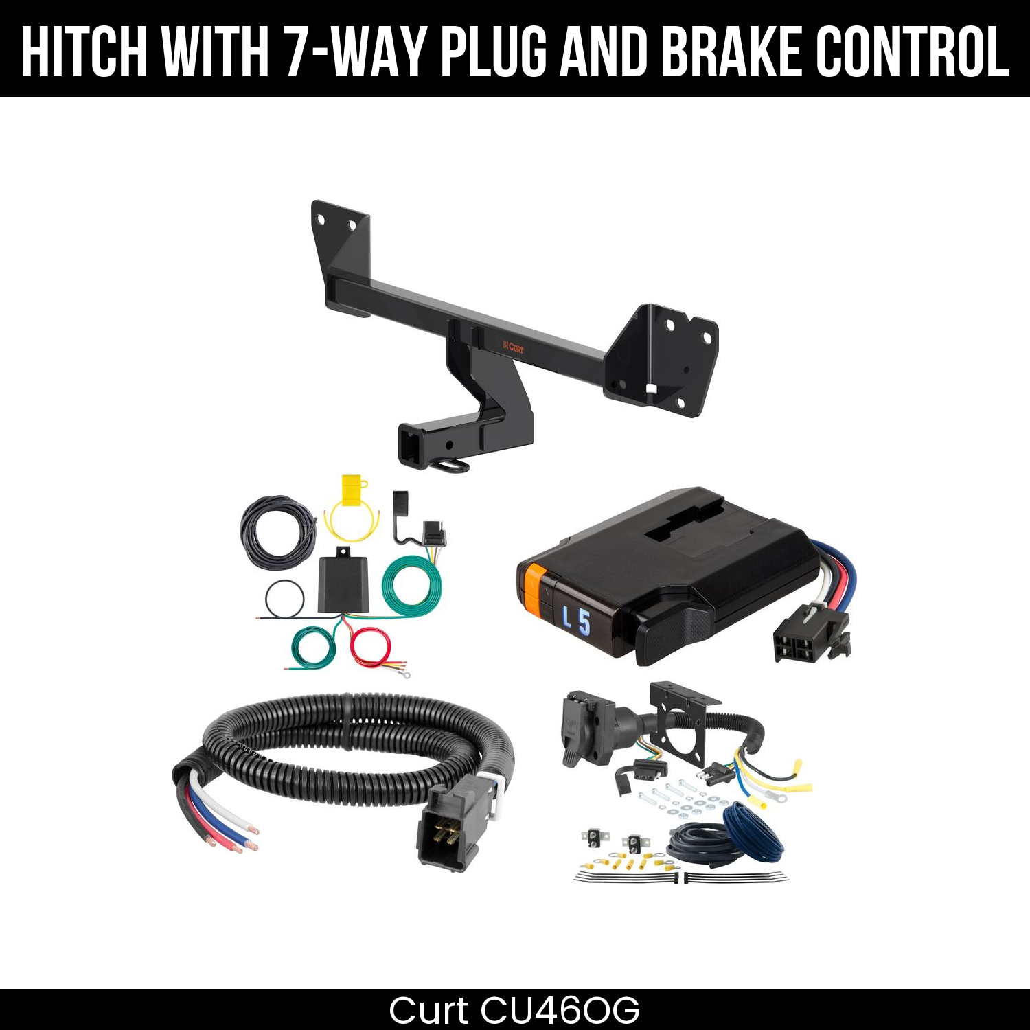 Trailer Hitch , 7-Way , Discovery Next Brake Control