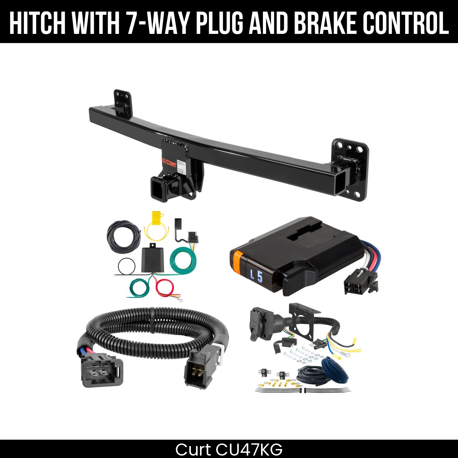 Trailer Hitch , 7-Way , Discovery Next Brake Control