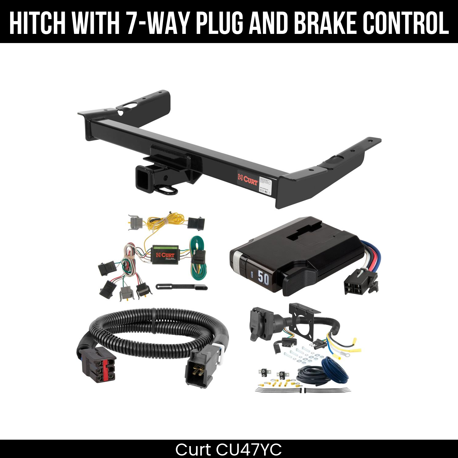 Trailer Hitch , 7-Way , TriFlex NEXT Brake Control