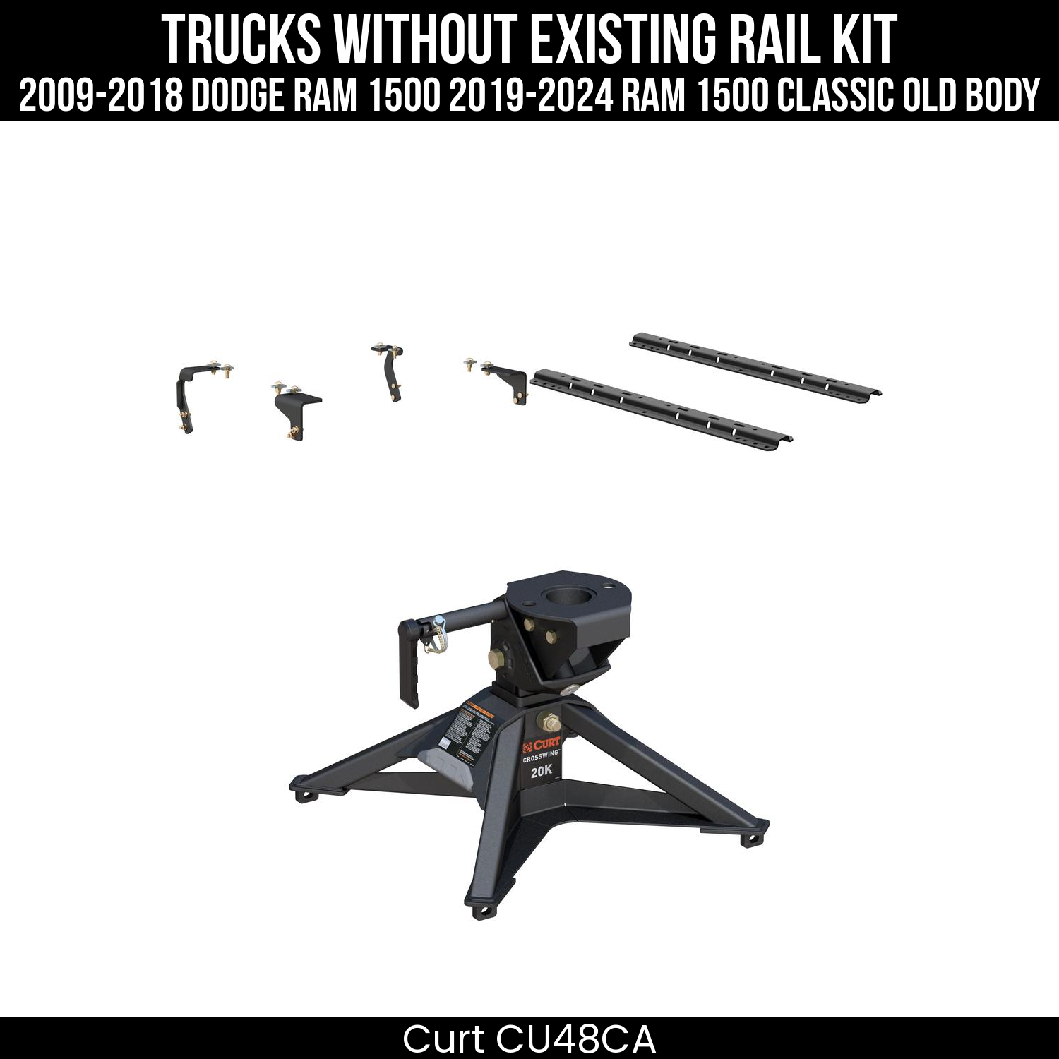 Semi-Custom 5th Wheel Brackets,Universal 5th Wheel Base Rails,CrossWing 5th Wheel Hitch