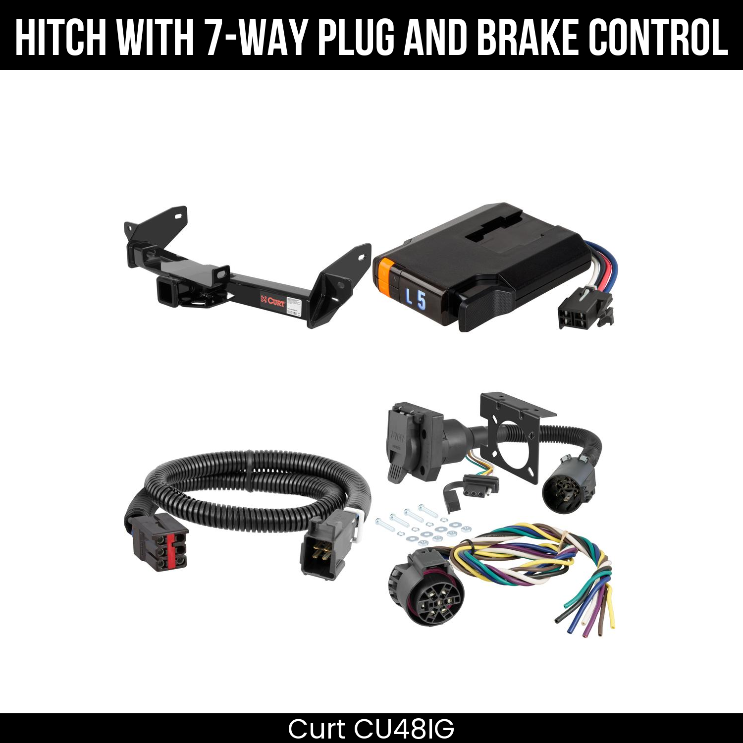 Trailer Hitch , 7-Way , Discovery Next Brake Control