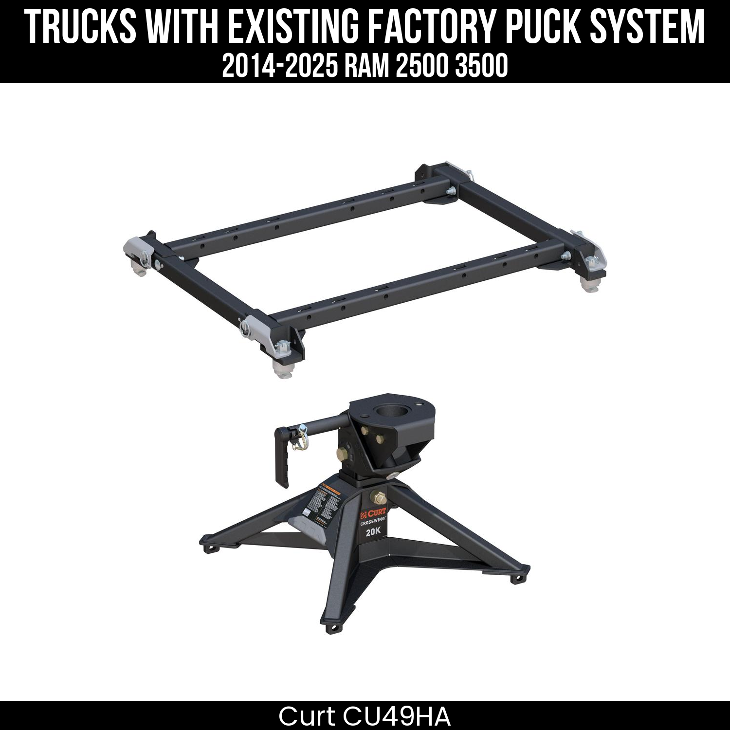 Puck 5th Wheel Adapter,CrossWing 5th Wheel Hitch