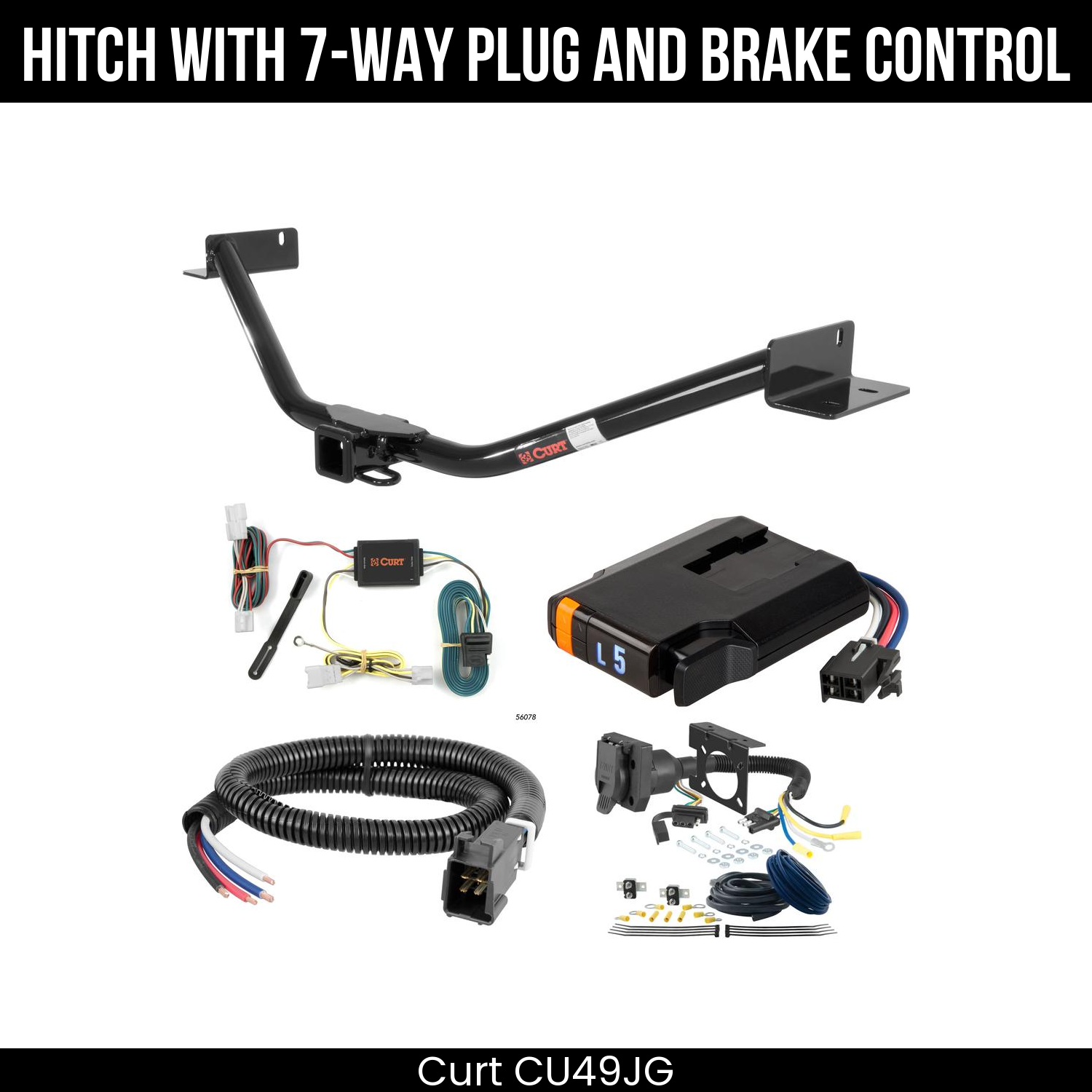 Trailer Hitch , 7-Way , Discovery Next Brake Control